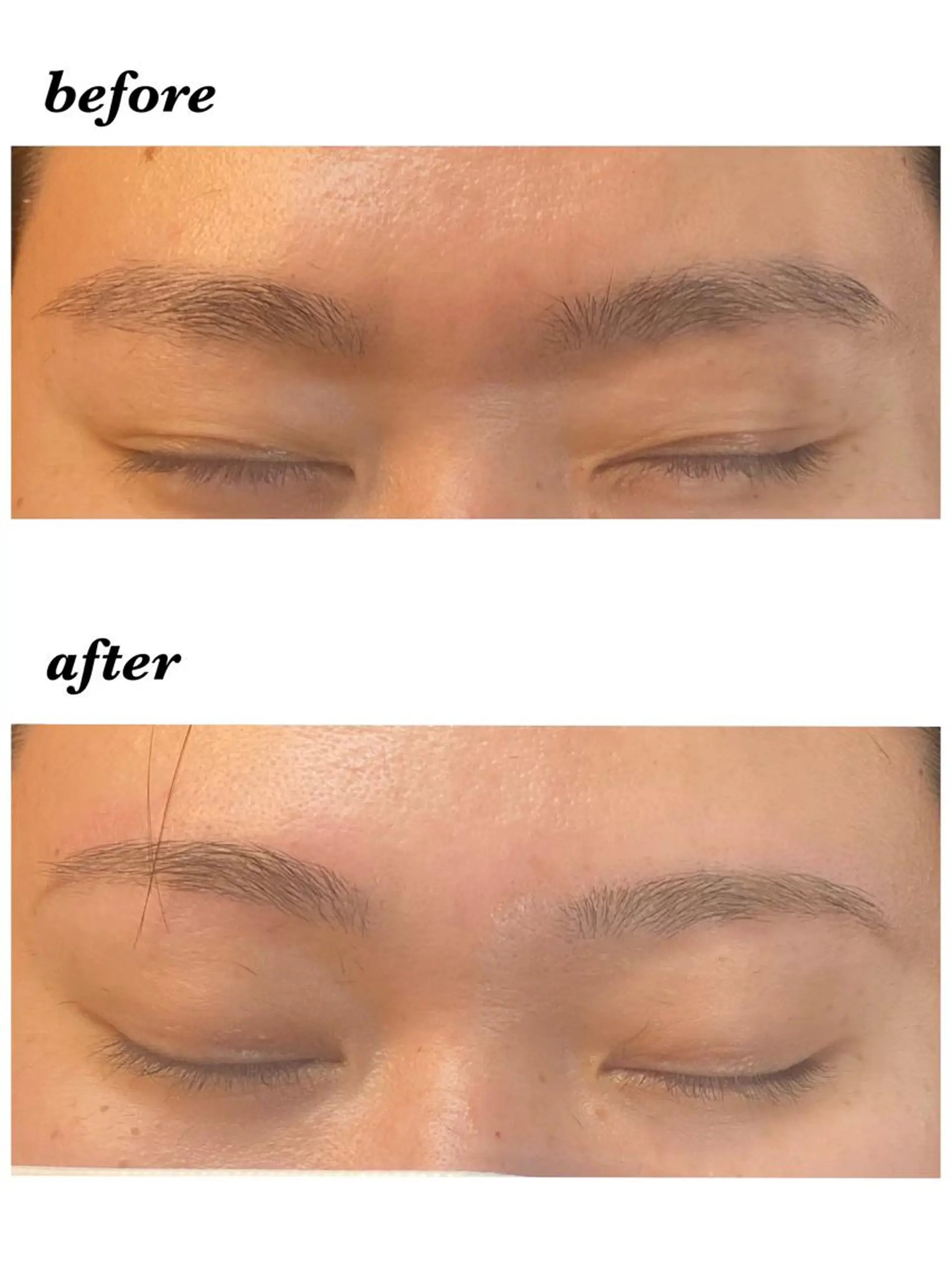 アイブロウ ハーブピーリング/韓国肌管理/フェイシャル/毛穴洗浄/眉毛/顔脱毛【糸脱毛専門】rev所属・ハーブピーリング🌹 毛穴洗浄❤️眉waxのエステ・リラクイメージ