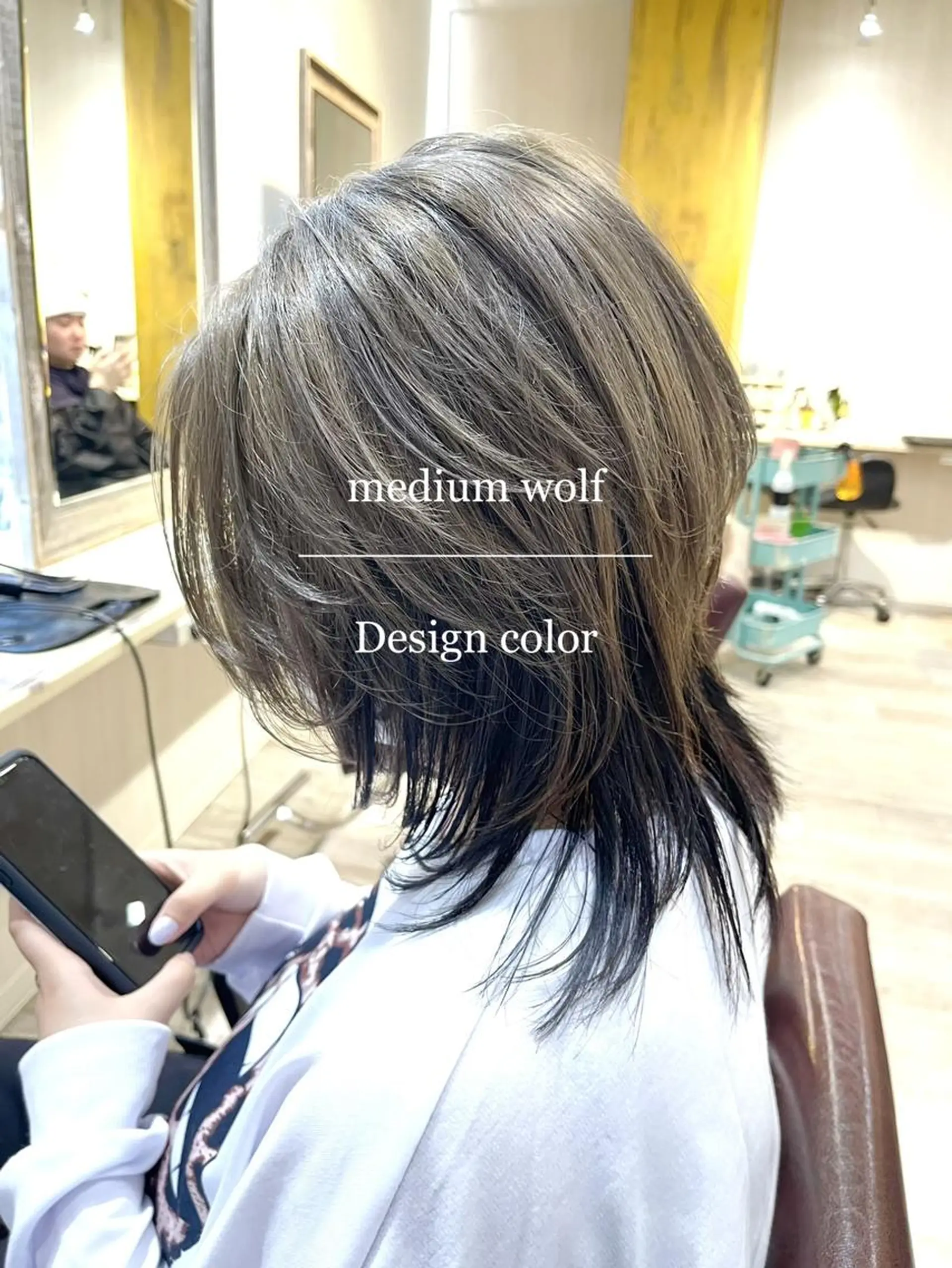 カラー 嶋村夏実🌼レイヤー 🌸白髪ぼかしのヘアスタイル