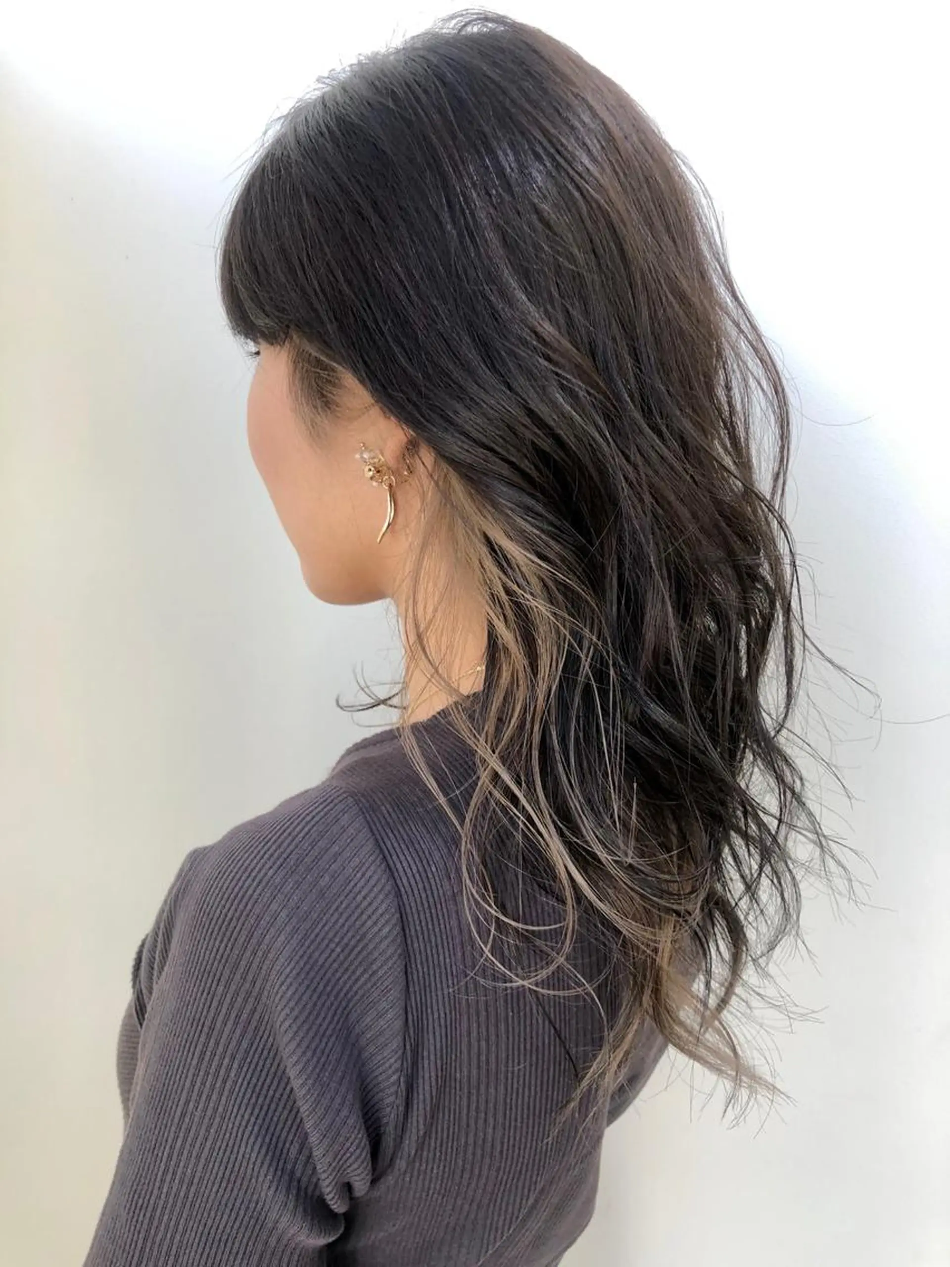 ロング ヘアカラー 韓国風/オシャレ /縮毛矯正/滝口琴未のヘアスタイル