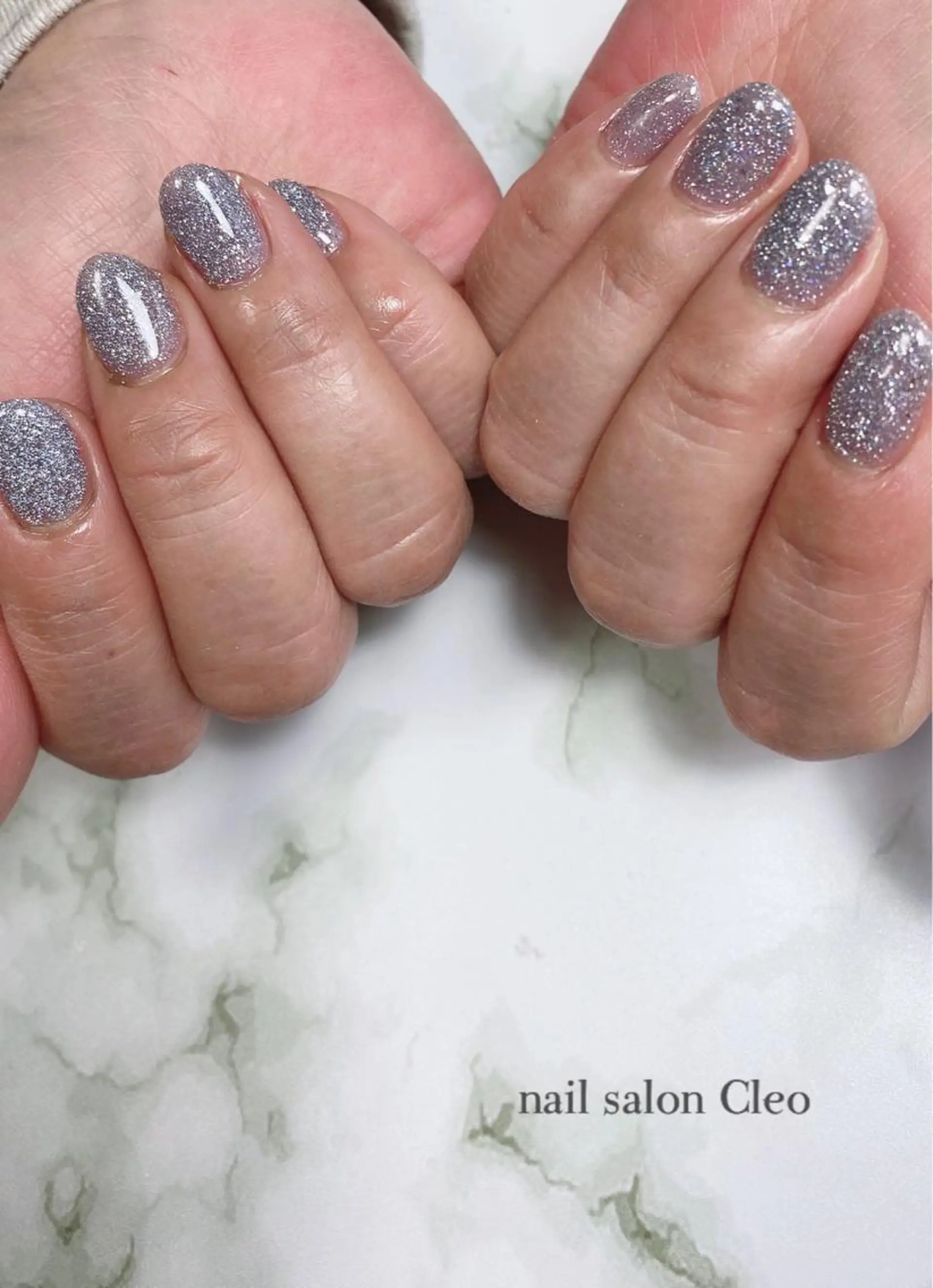ネイル フラッシュネイル ワンカラーネイル Cleo クレオのネイルデザイン