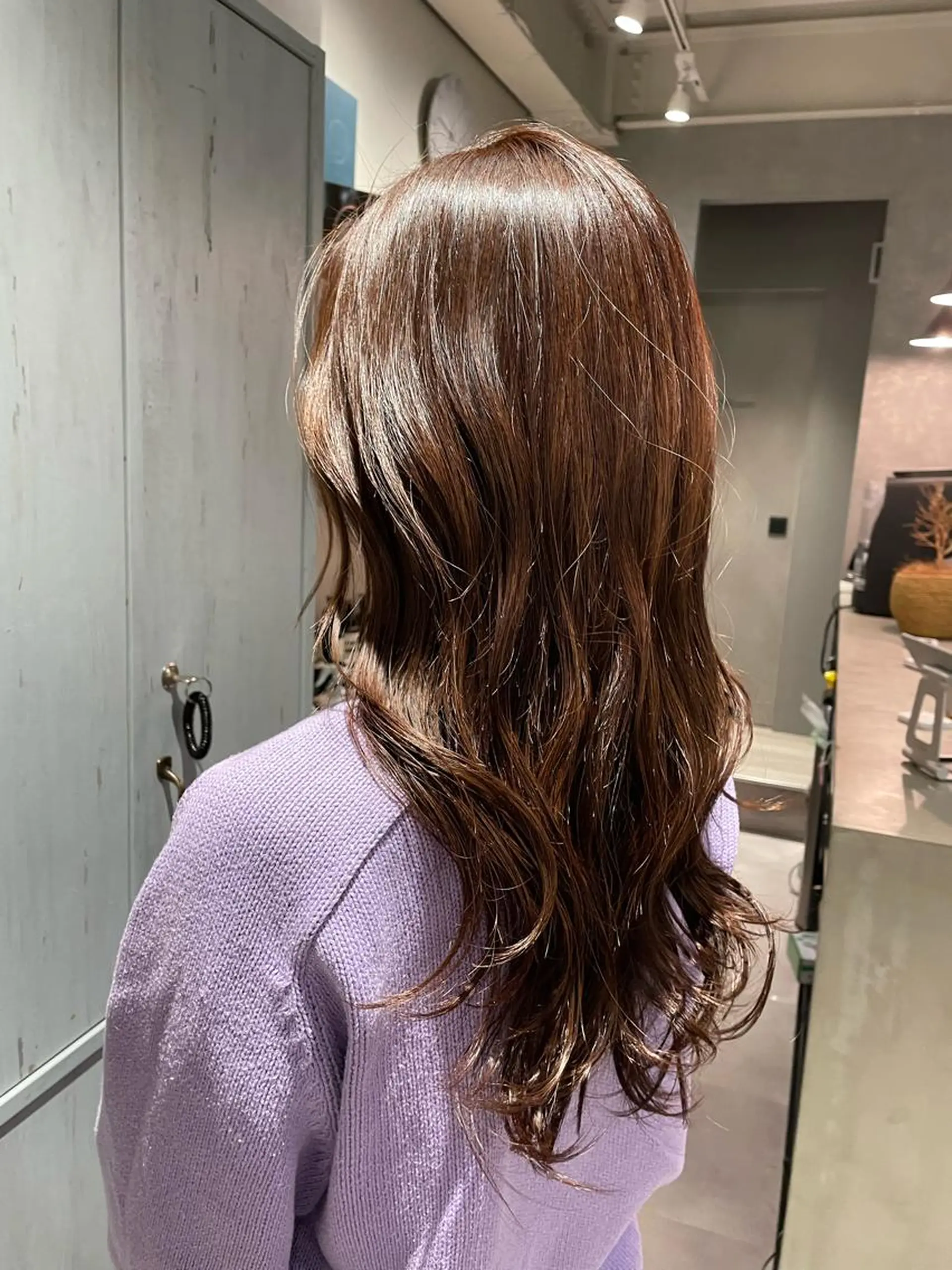 ロング カラー アッシュ ブリーチ ケアブリーチ ショコラグレージュ ダークアッシュ カット ヘアカラー トリートメント 韓国風/オシャレ /縮毛矯正/滝口琴未のヘアスタイル