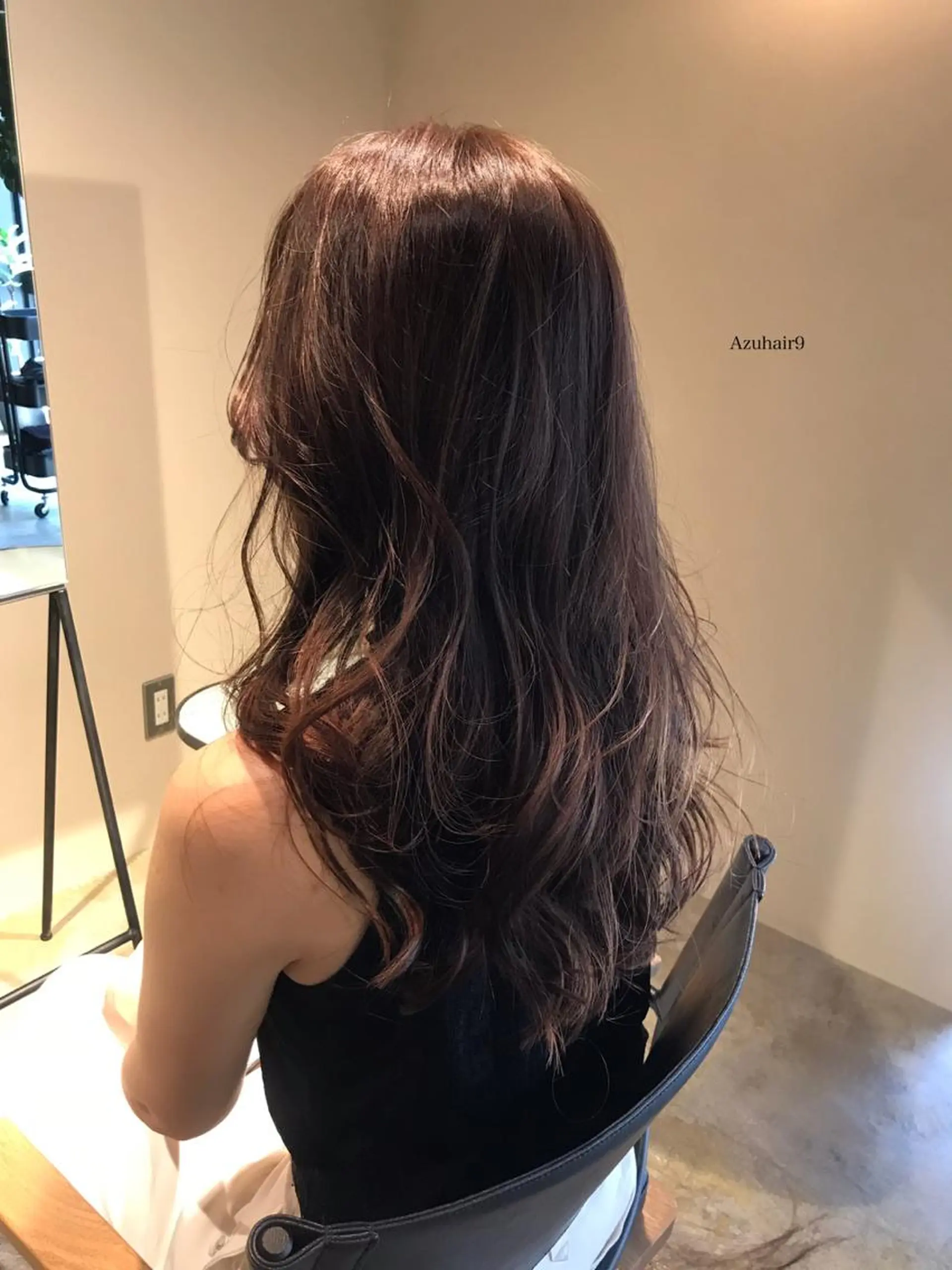 ロング カラー ブラウンカラー Ｒ HAIR SALON所属・RHAIRSALON 西山梓のヘアスタイル