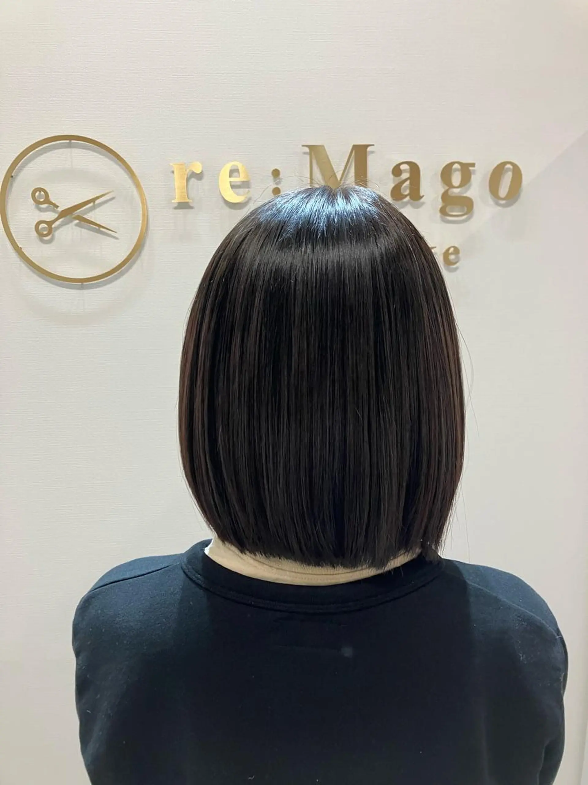 ショート カラー ヘアアレンジ キッズ カット ヘアカラー トリートメント 横浜関内髪質改善 re:Magoのヘアスタイル