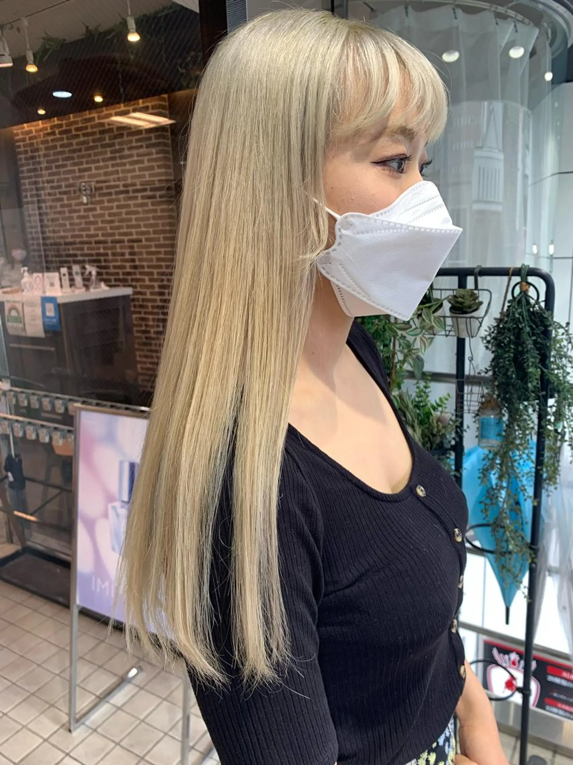 ロング カラー 💖デザインカラー/ タダ ハナカ💖のヘアスタイル