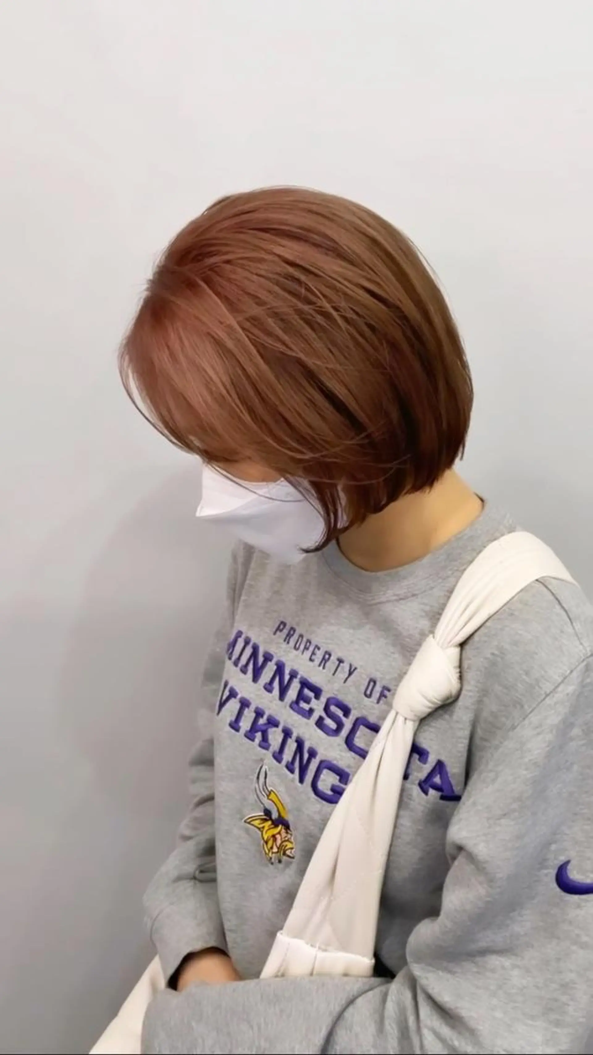 セミロング カラー ヘアアレンジ メンズ ブラウンカラー ピンクカラー ピンクブラウン 💐ナチュラルヘア Kroda💐のヘアスタイル