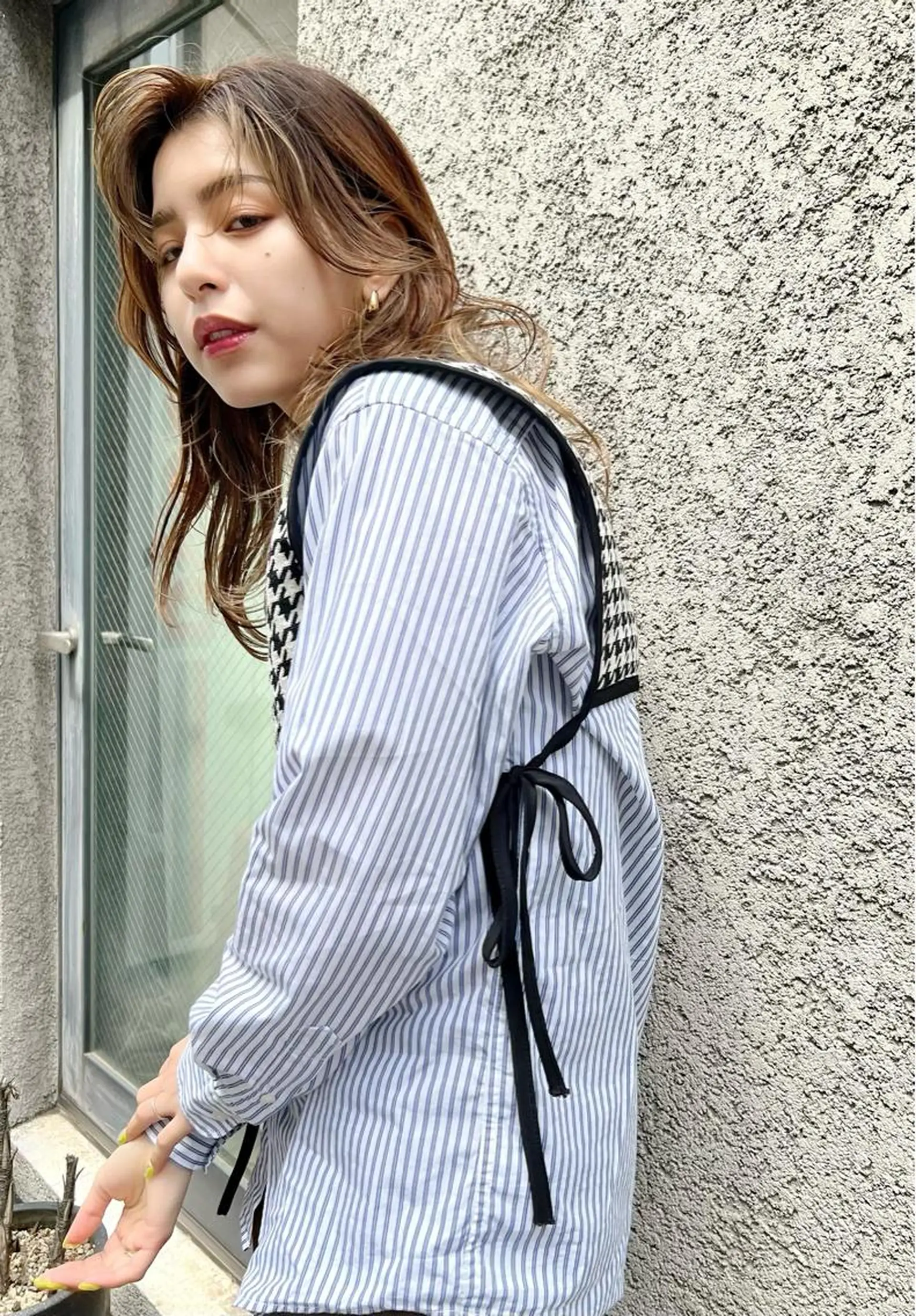 セミロング カラー カット ヘアカラー トリートメント 樫原裕二 /柔らかいカラーのヘアスタイル