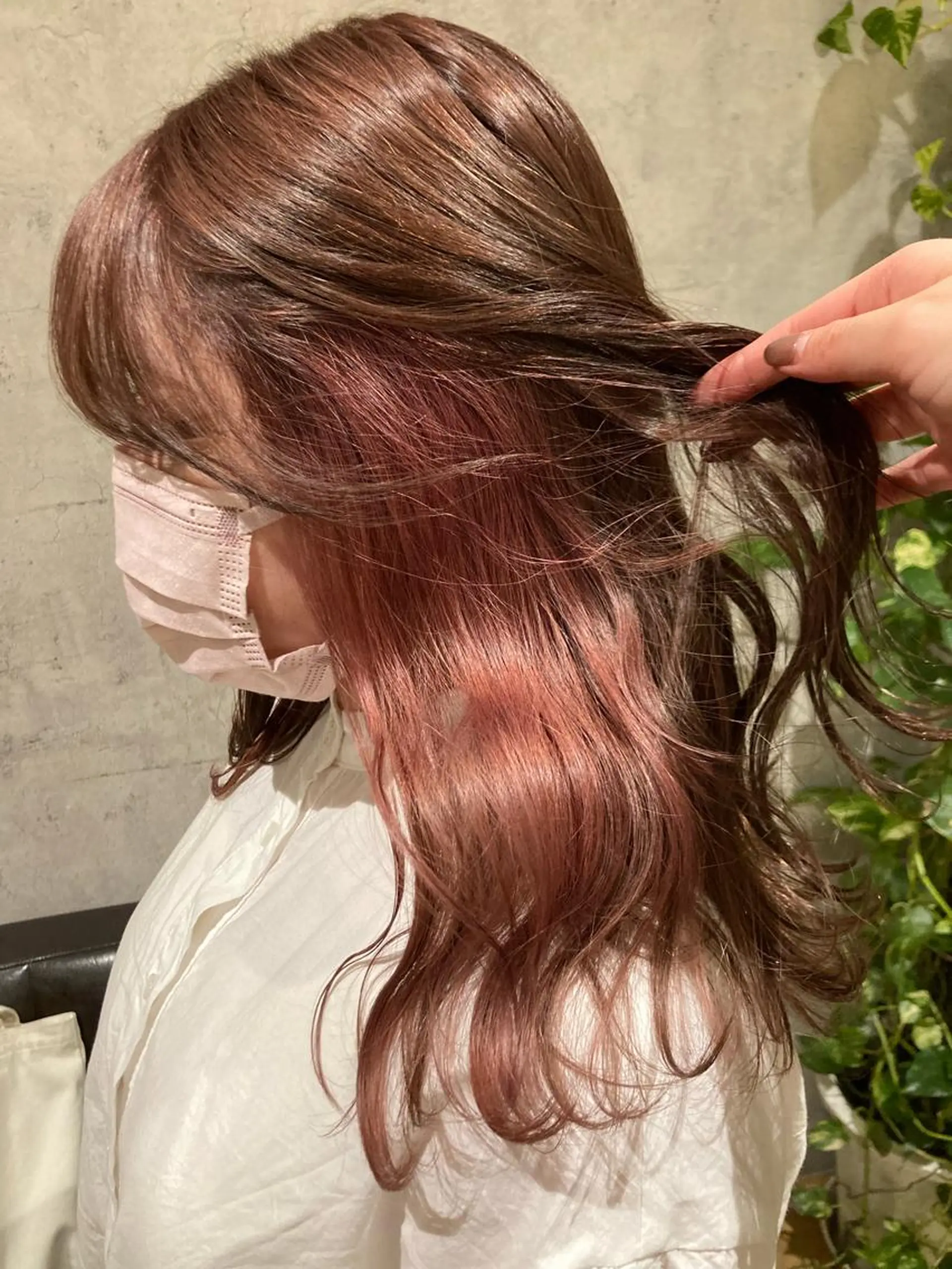 ミディアム カラー 🌸インナーカラー 🌸藤井春華のヘアスタイル