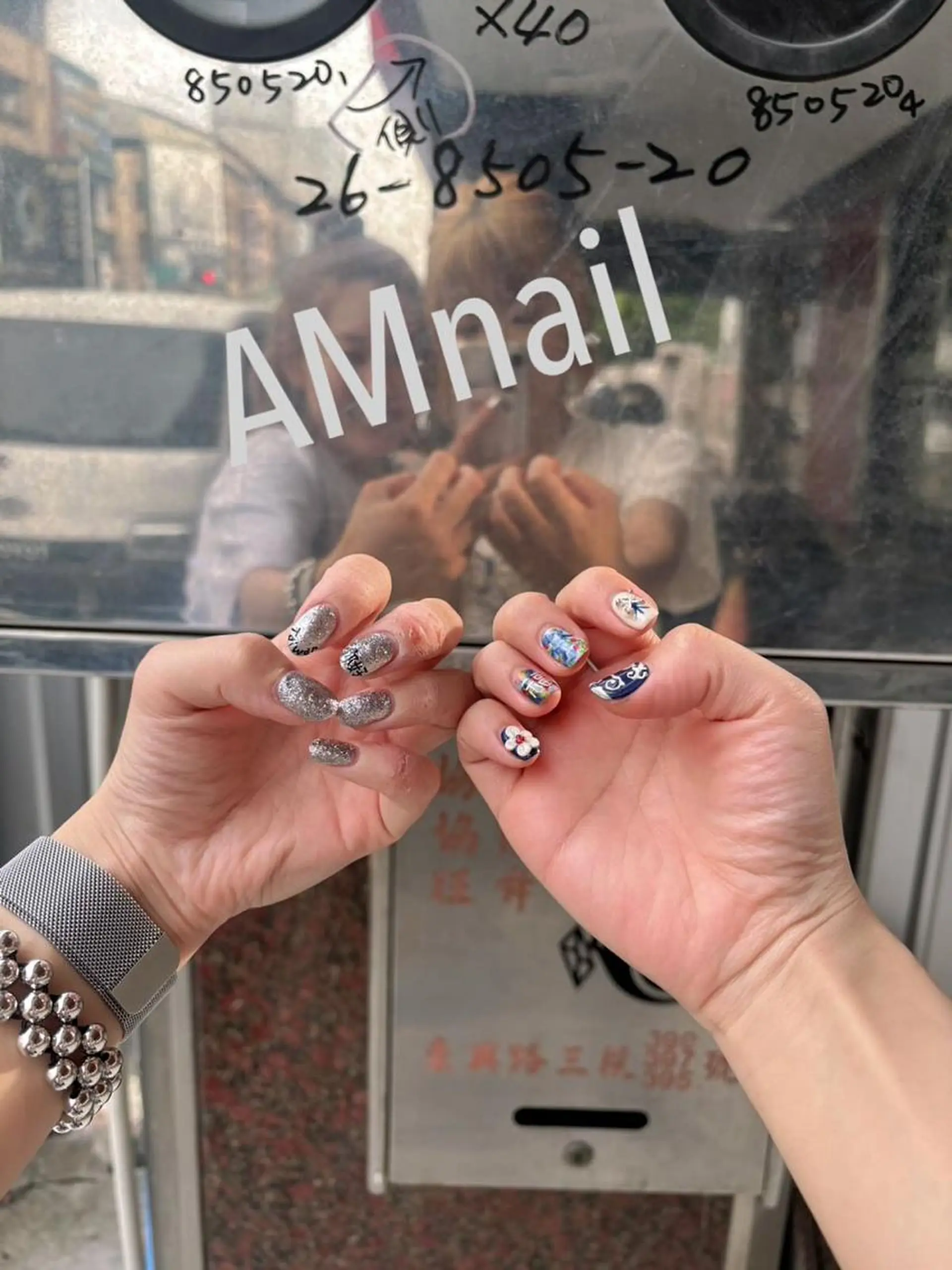 ネイル アートネイル 持ち込み ハンドネイル Am:nail 柏 SUE（スゥ）のネイルデザイン