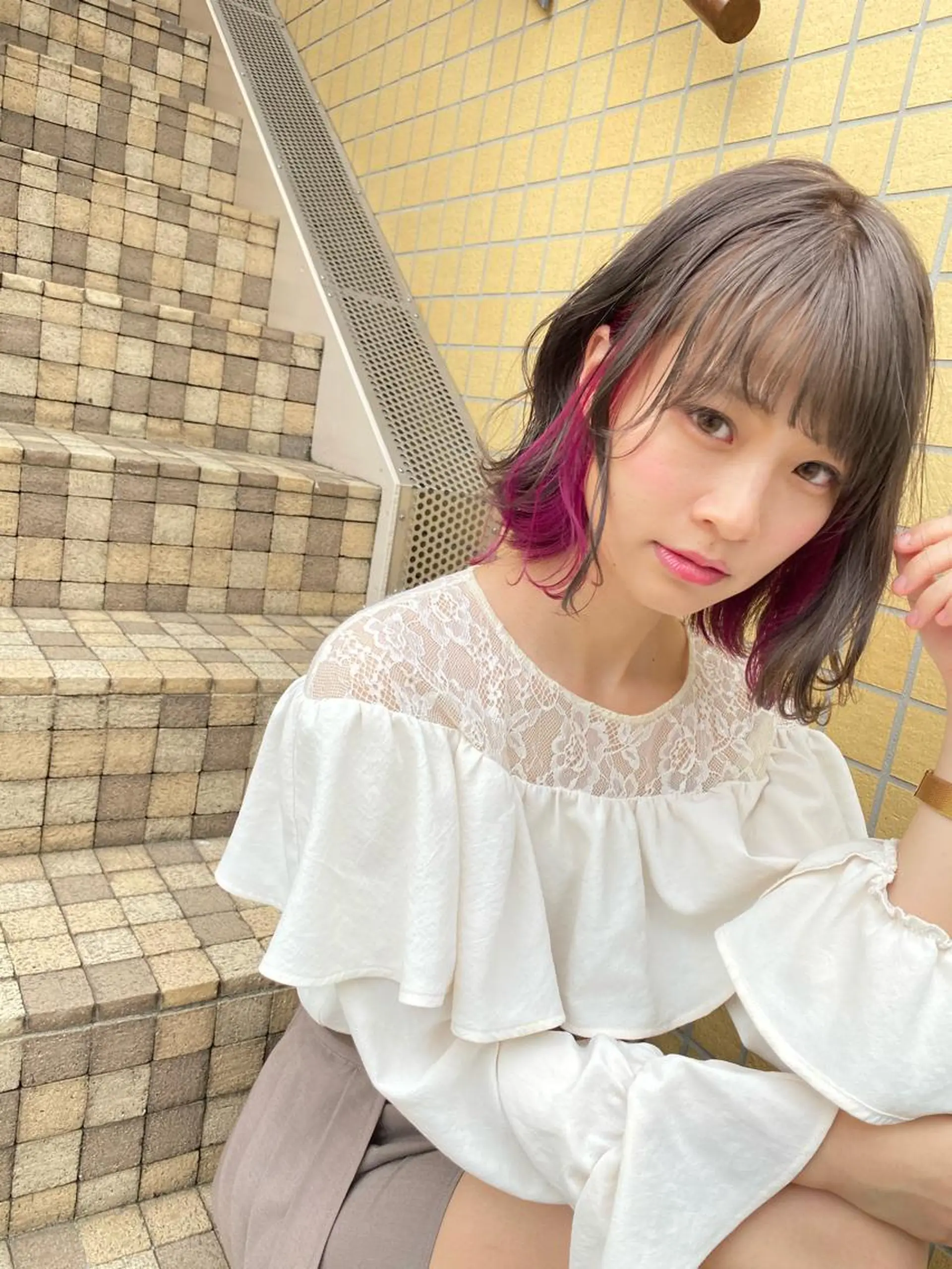 ミディアム 縮毛矯正⭐️ TAKAHIROのヘアスタイル