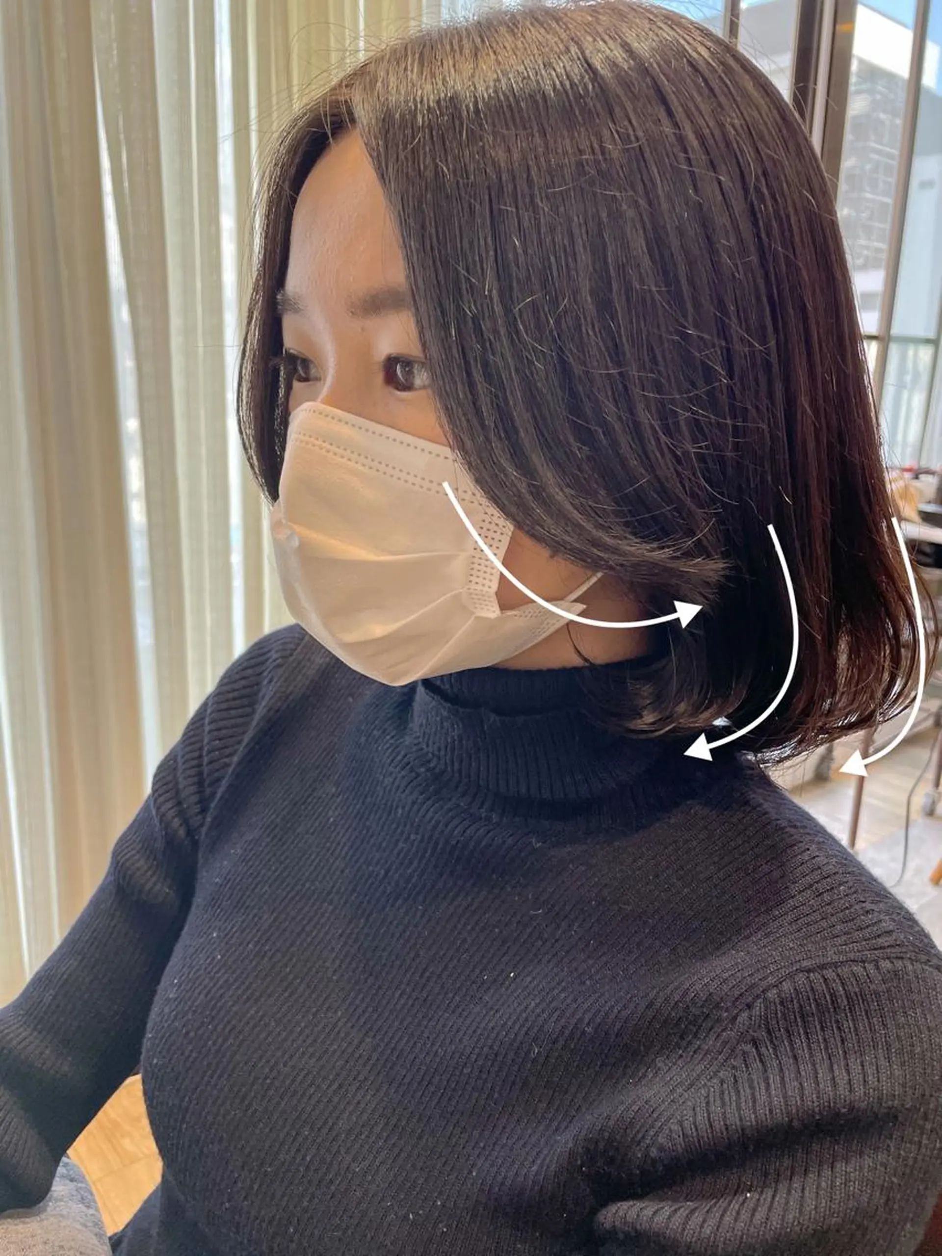 ミディアム カラー ボブ タンバルモリ 韓国風ヘア カット ヘアカラー 🐶伊藤 弘夢🐶のその他イメージ