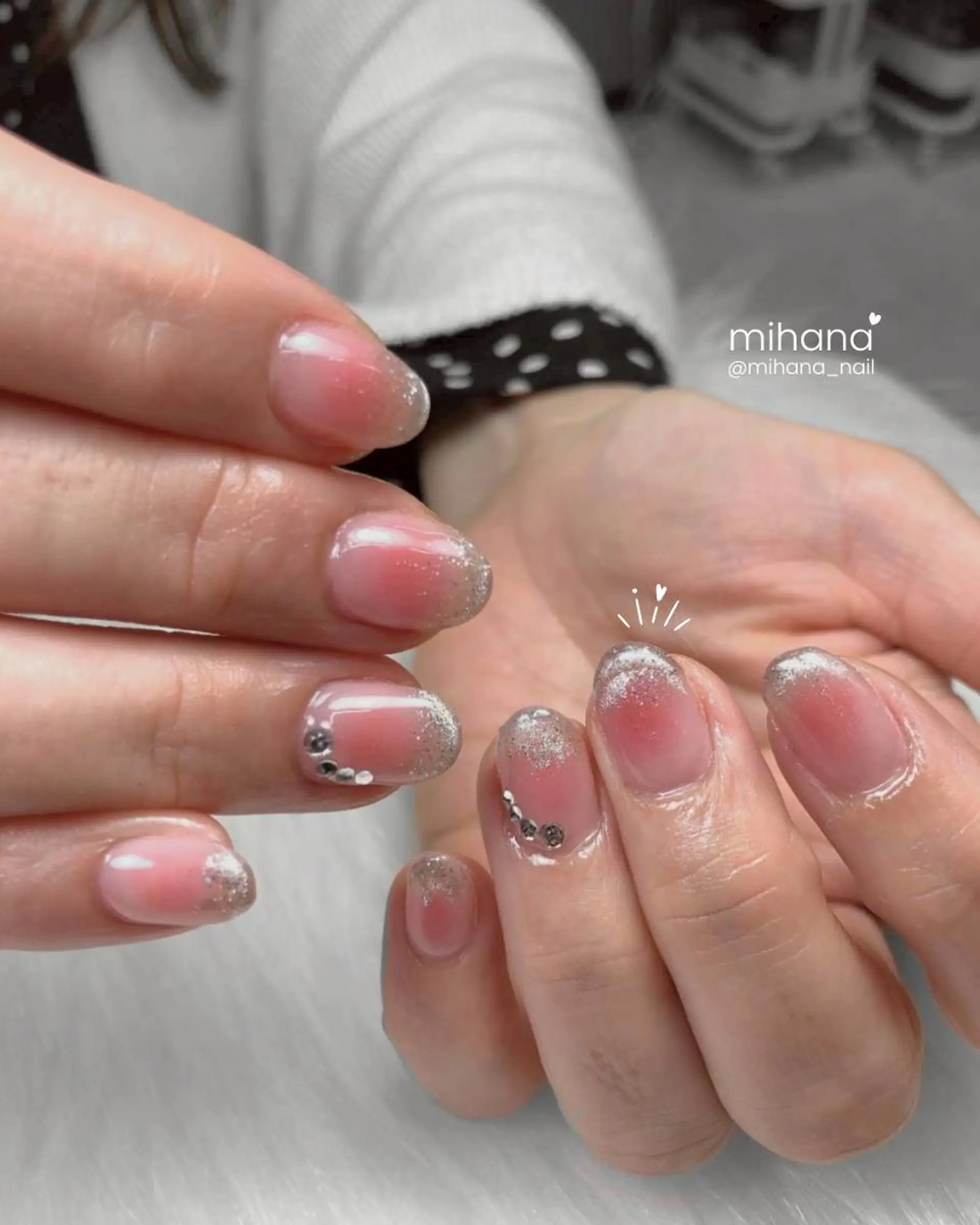 ネイル ジェルネイル 韓国ネイル パラジェル ワンホンネイル MIHANAネイル 西川口店のネイルデザイン