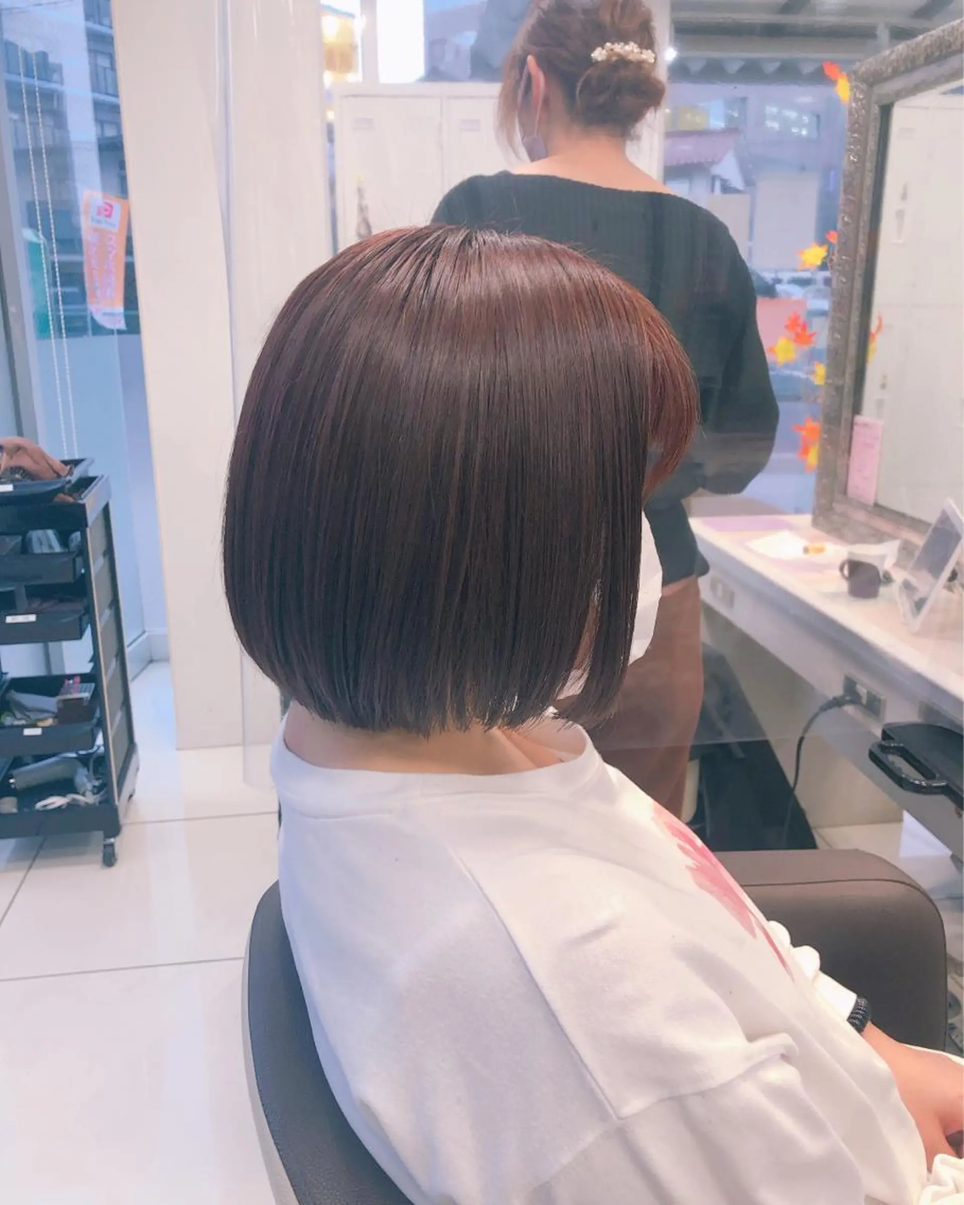 ショート ボブ カット トリートメント 炭木 一也のヘアスタイル