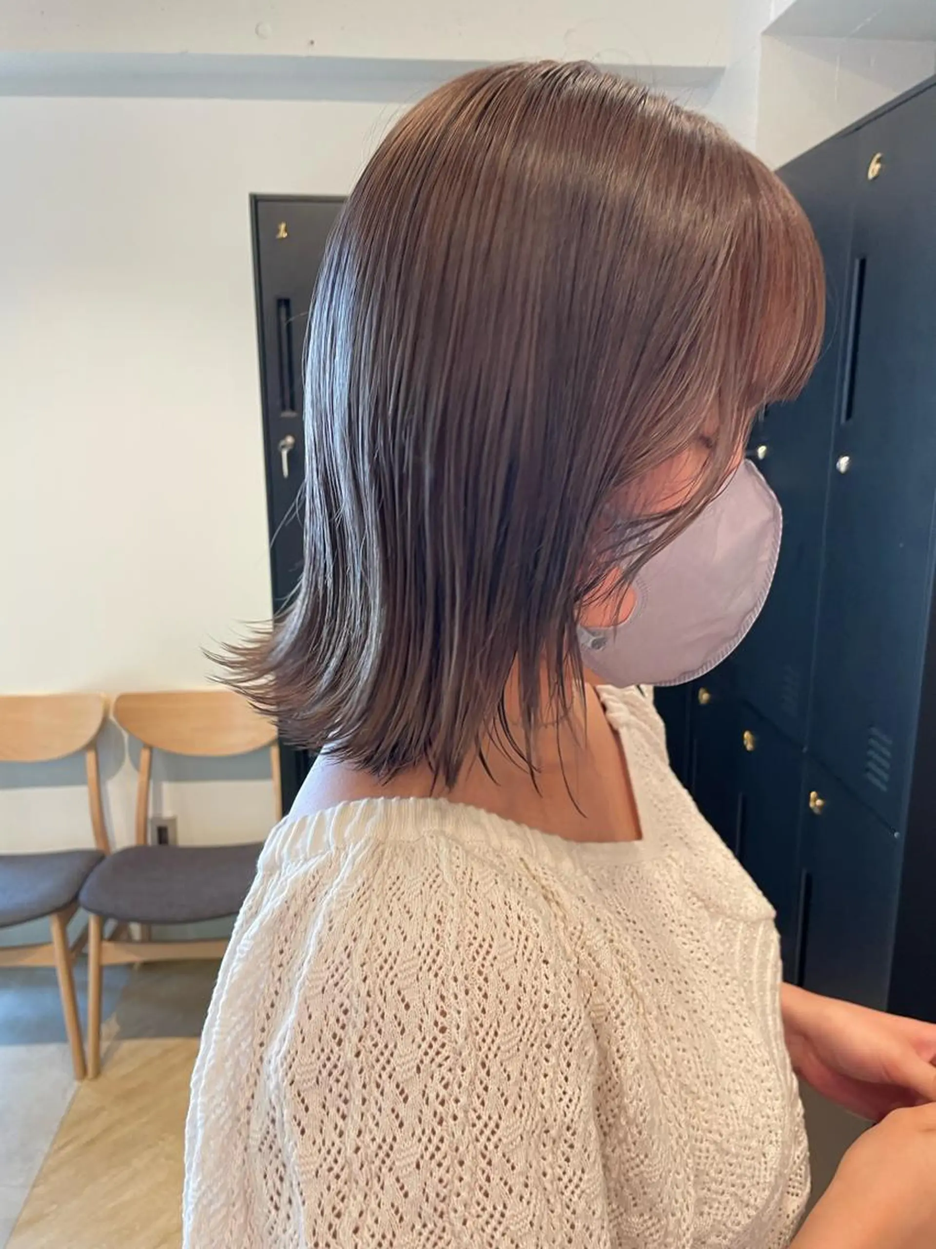 ミディアム カラー カット ヘアカラー トリートメント SALOWIN下北沢所属・hazuki 🌝のヘアスタイル