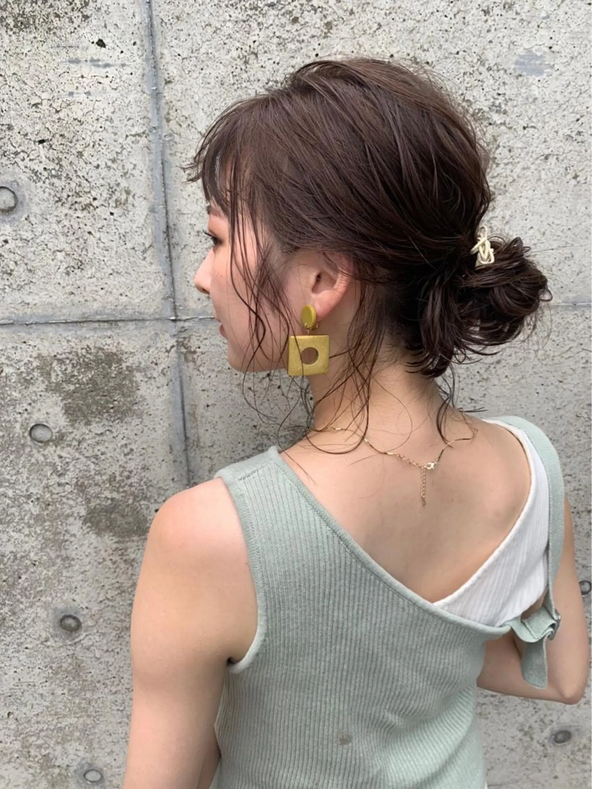 ミディアム カラー ヘアアレンジ カット パーマ 新宿駅近♡友達とOK 🦋W -ワット -のヘアスタイル