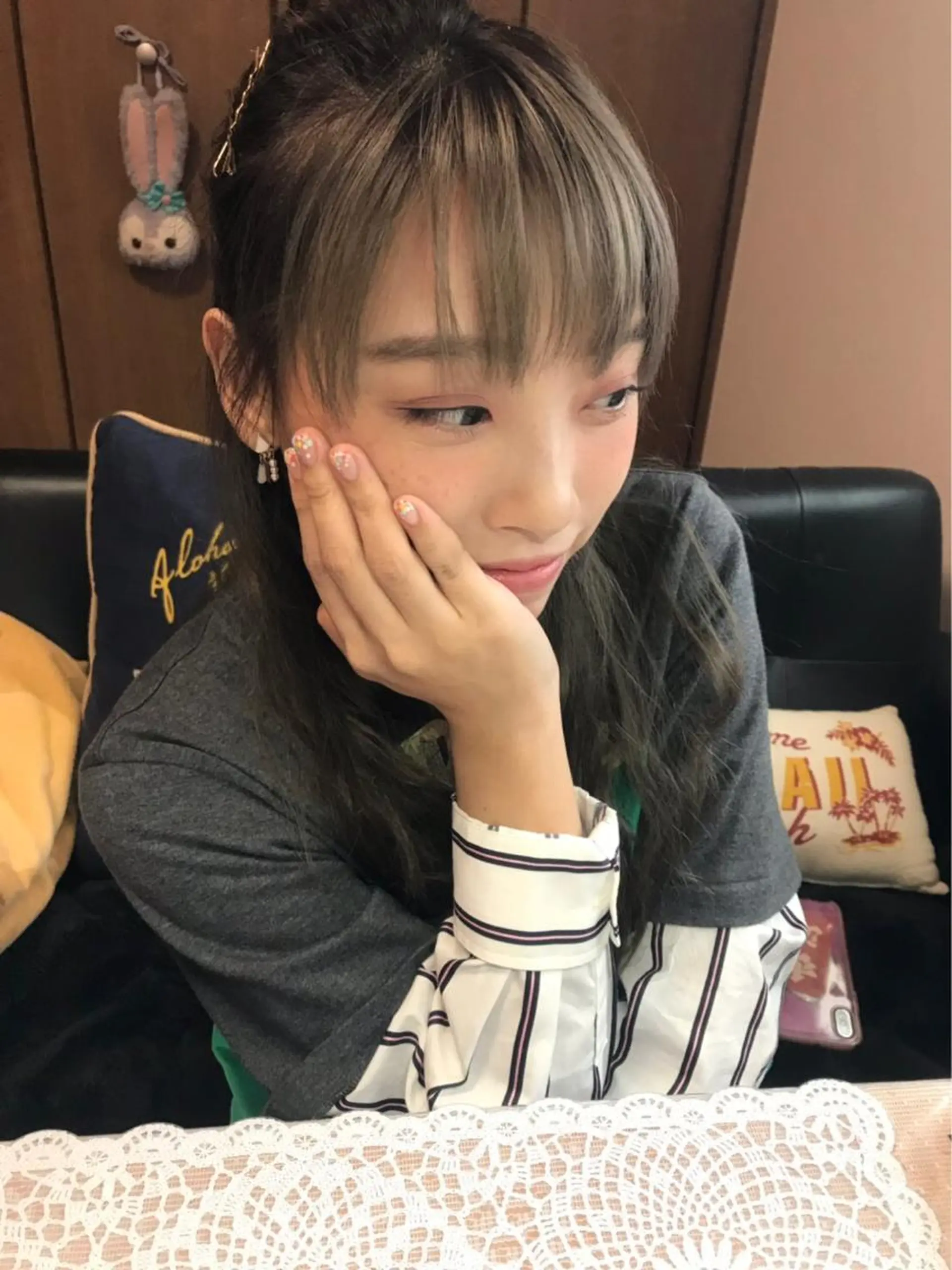 ネイル 🌙都岡 ムーンネイルのネイルデザイン