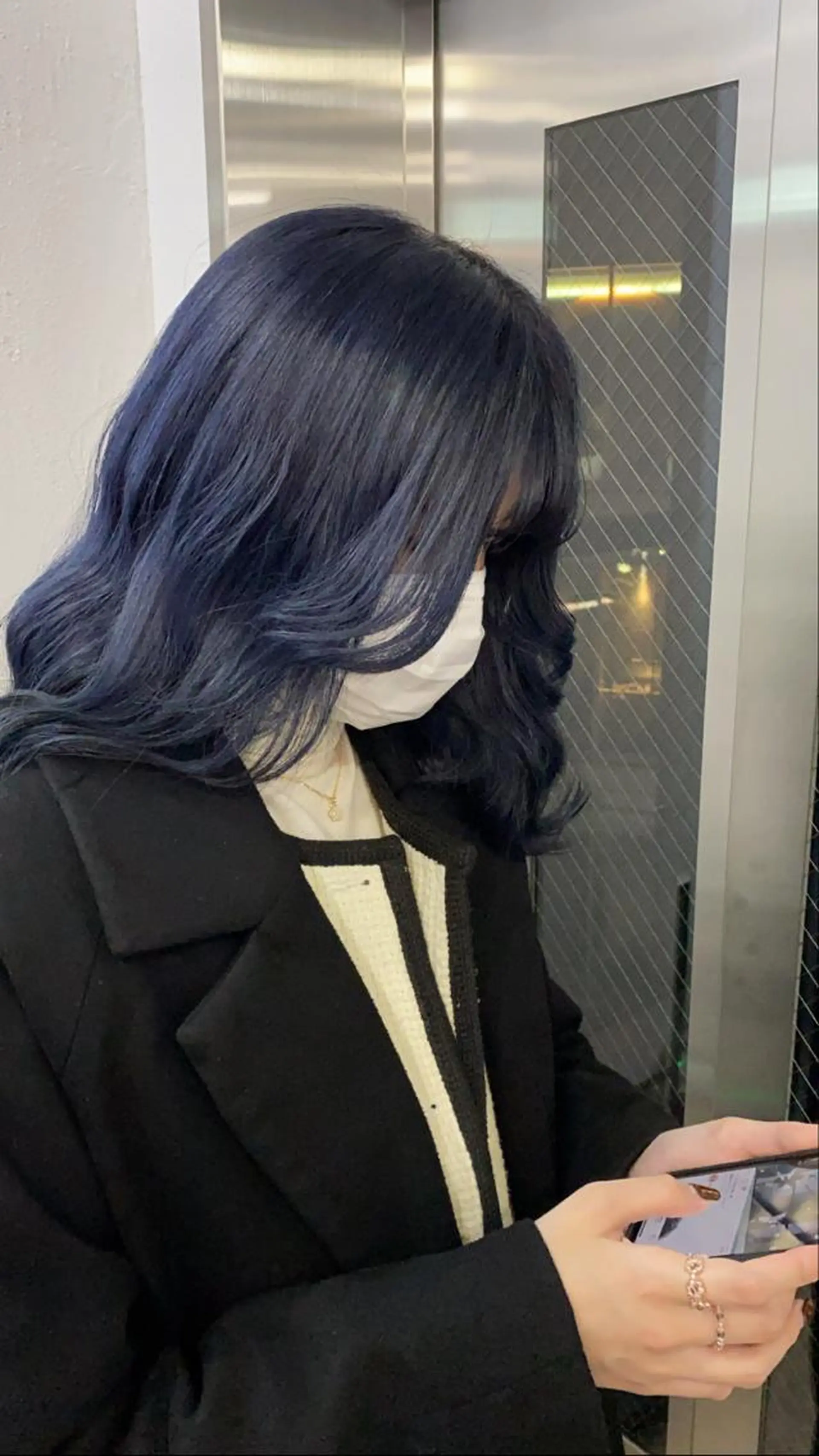 セミロング カラー ヘアアレンジ 韓国/ハイトーン/ ボブ🎀MIKU🎀のヘアスタイル