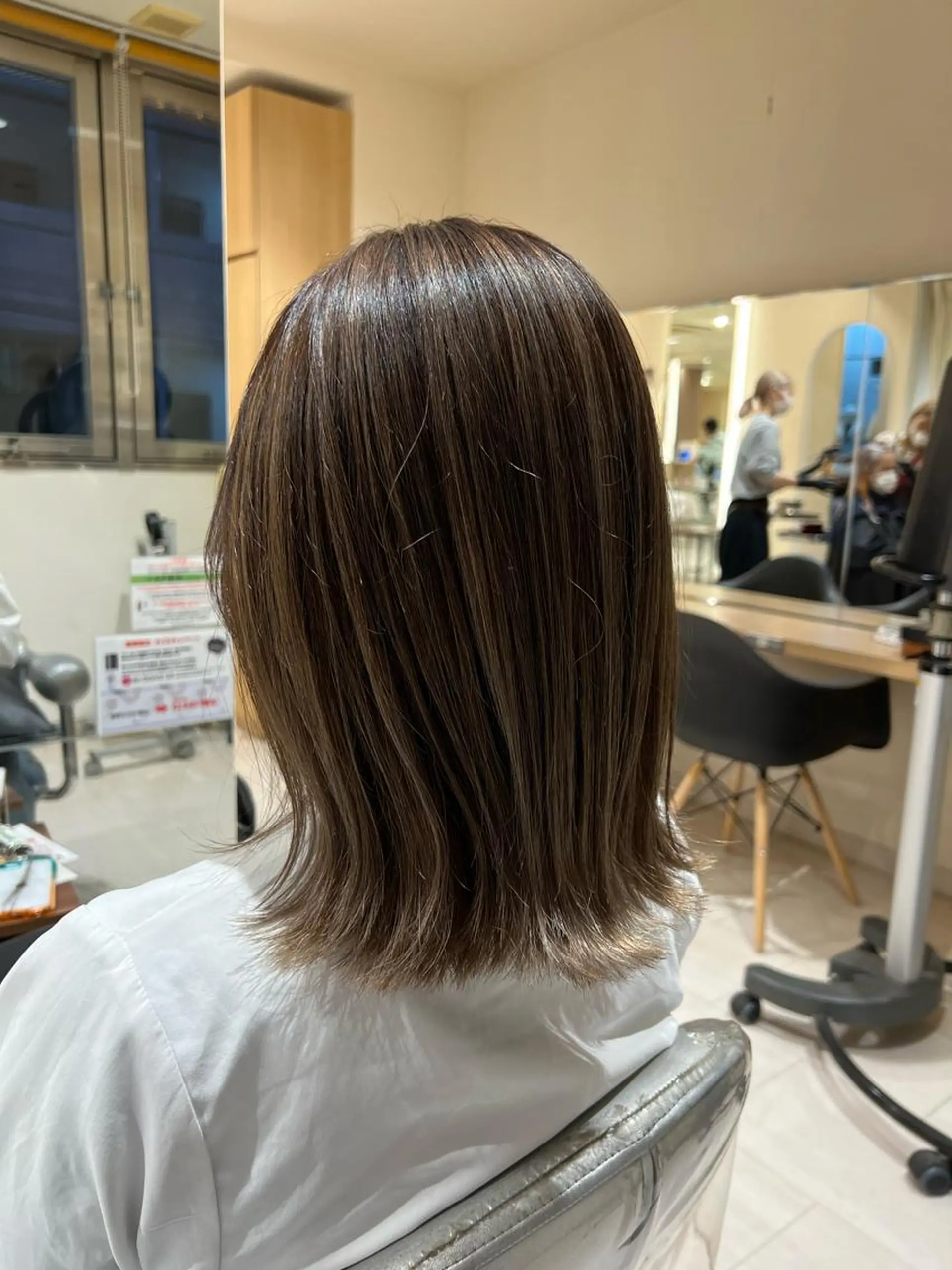 カラー バレイヤージュ 久永 菫のヘアスタイル