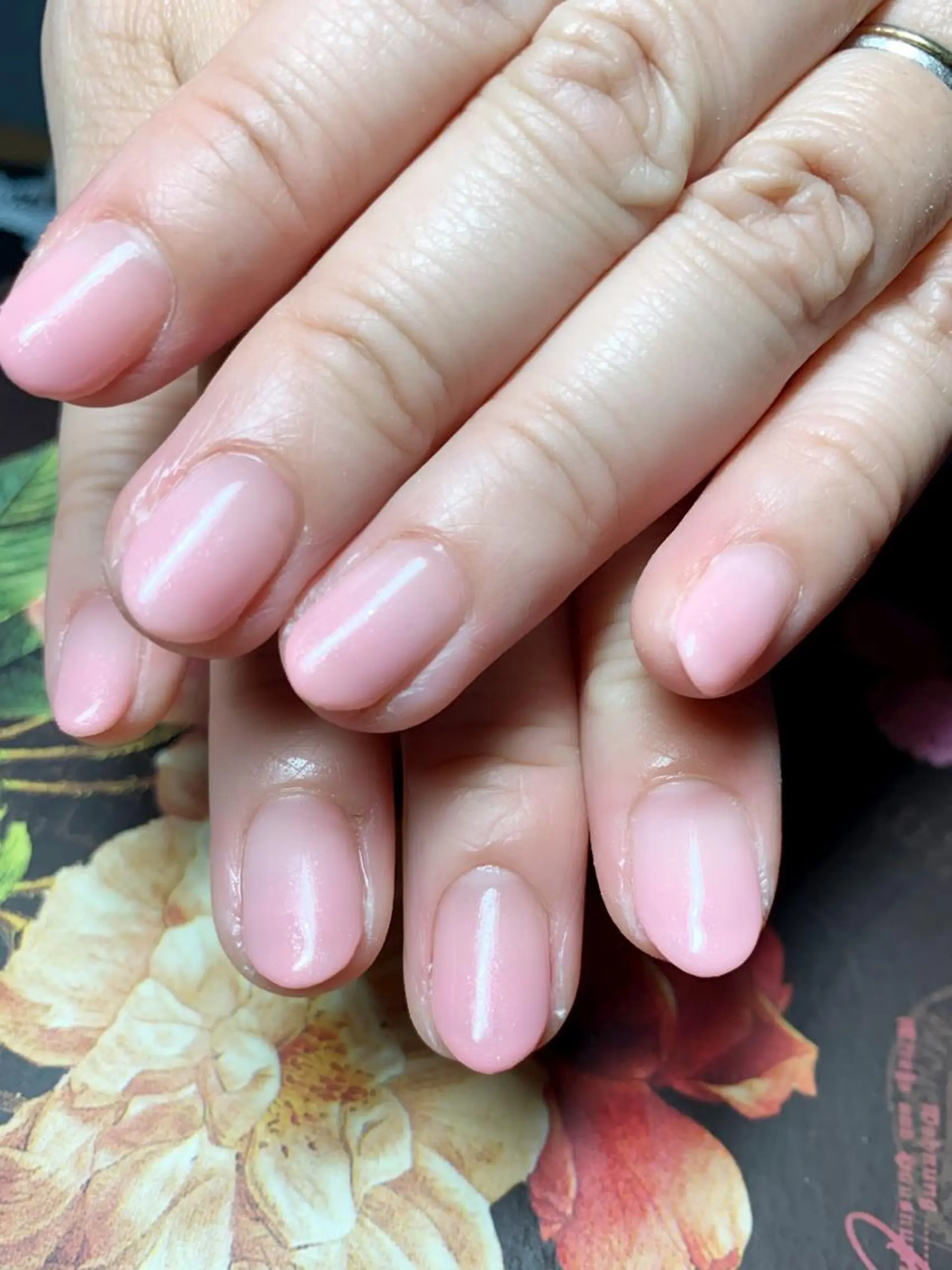 ネイル グラデーション シンプルネイル 芦原 嘉子のネイルデザイン