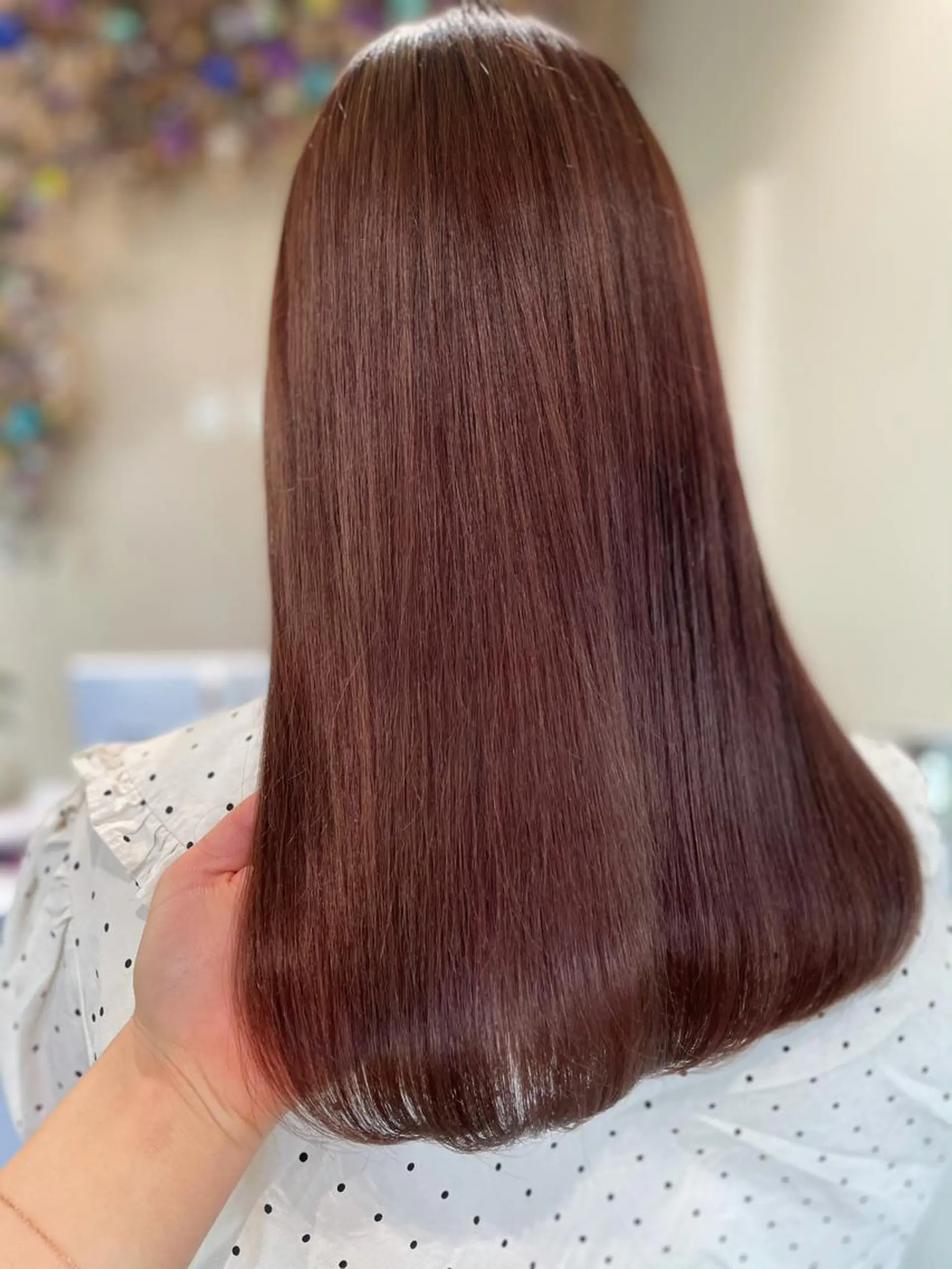 ロング カラー ブリーチ ブラウンカラー ピンクカラー ピンクブラウン ボブ/インナーカラー /眉毛/Miyuのヘアスタイル