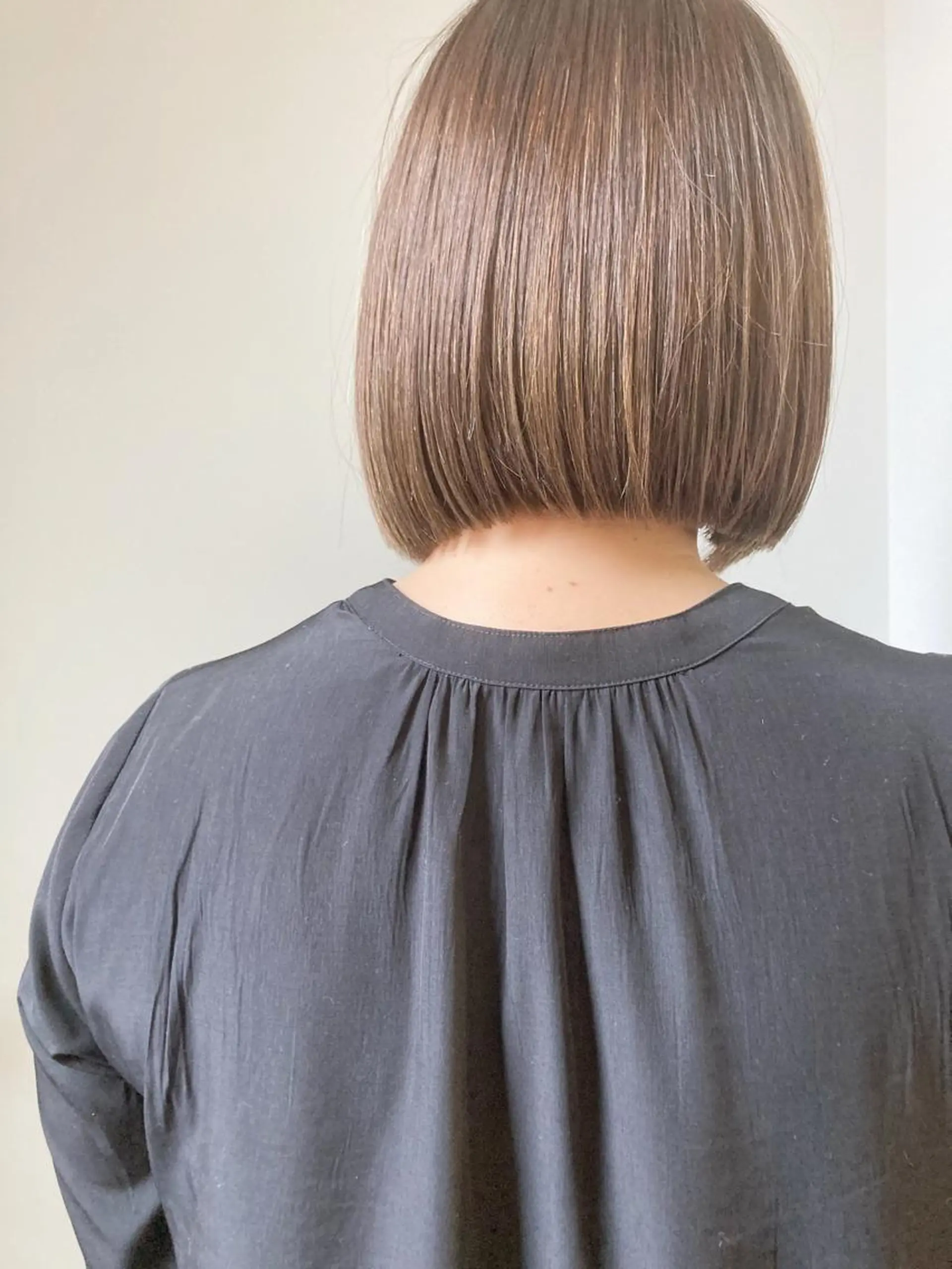 ミディアム カラー ベージュカラー ハイライトカラー ボブ ハイライト 小木曽智美 /ボブ/ショートのヘアスタイル