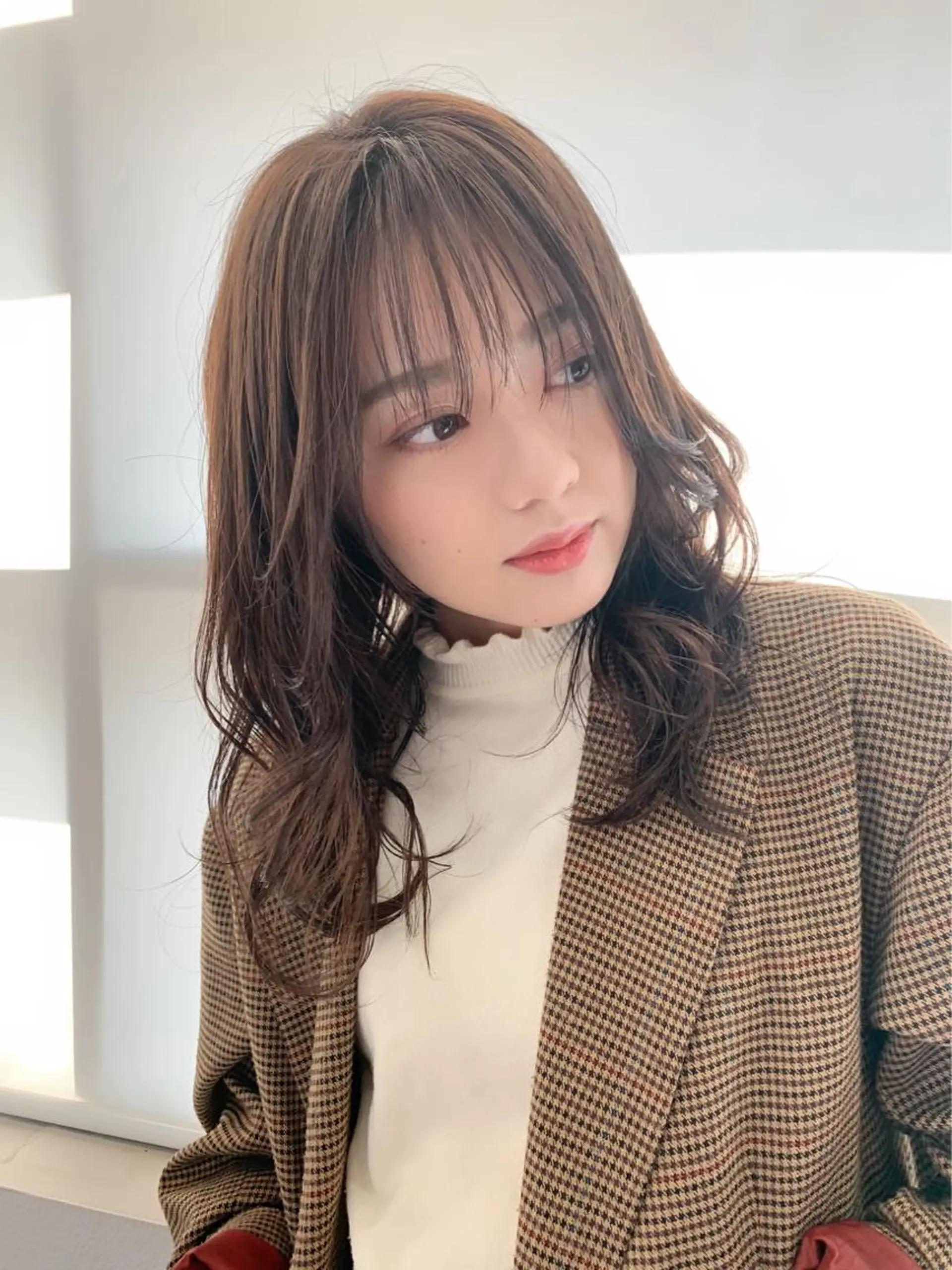 セミロング カラー 髪質改善カラー☆ ヘアアレンジmiyuのヘアスタイル