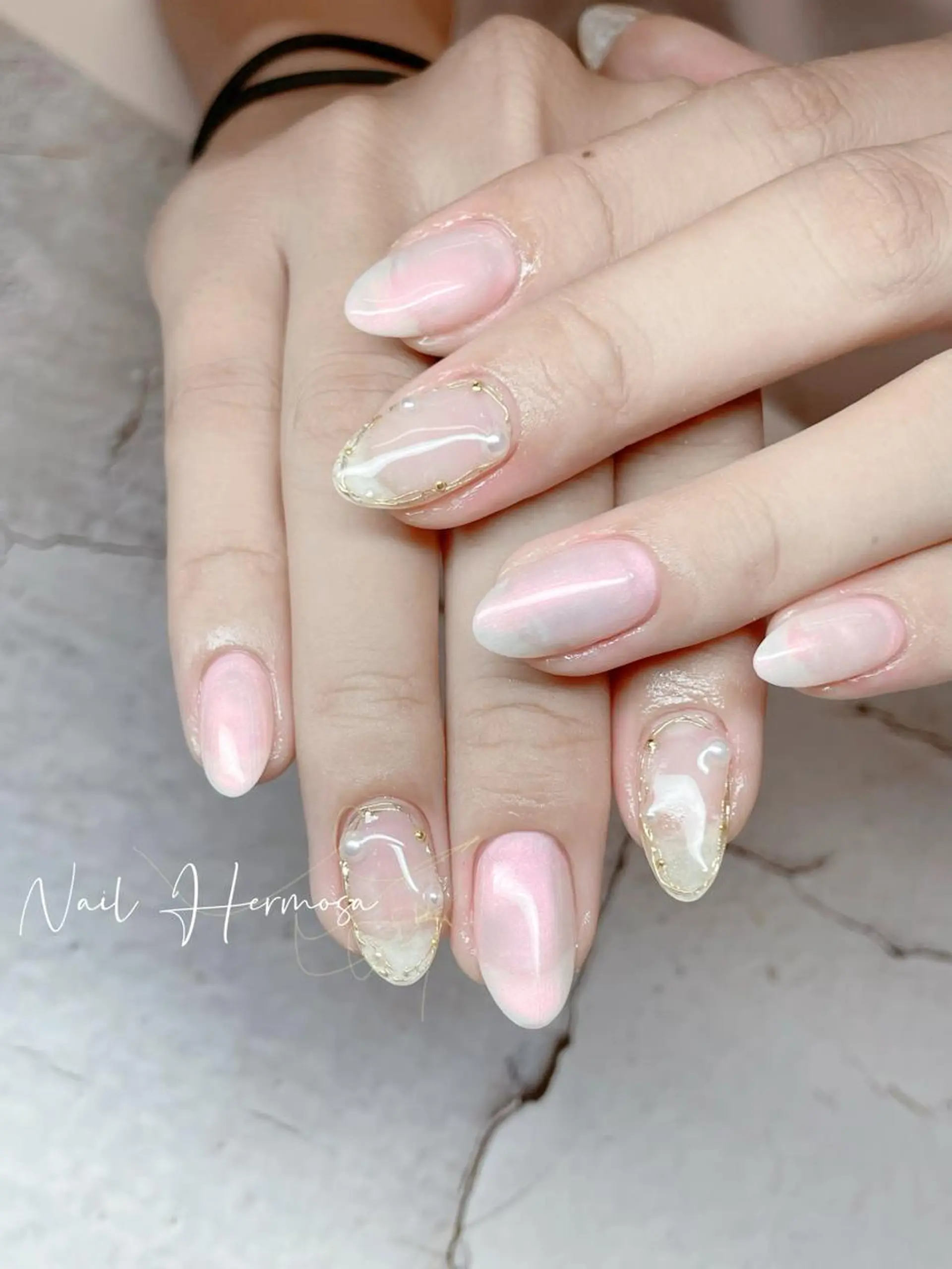 ネイル 桜ネイル 長さ出し フラッシュネイル フラワーネイル フットネイル ハンドネイル ネイル エルモサのネイルデザイン