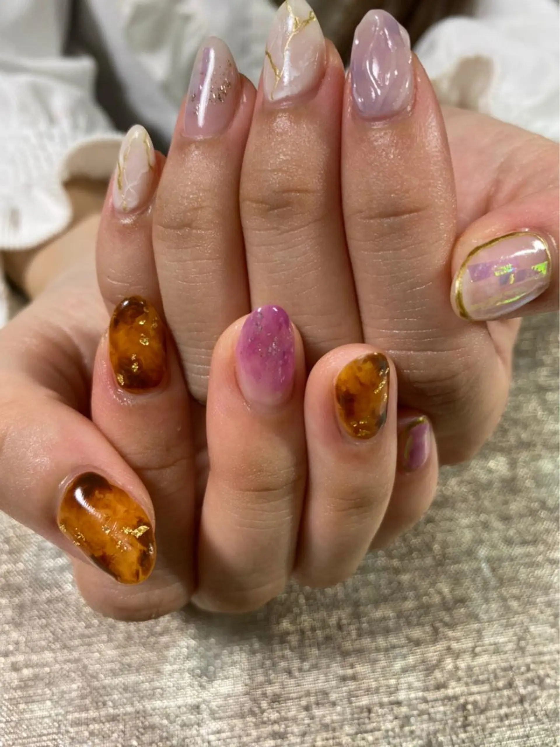 ネイル ニュアンスネイル kiki nail 二子玉川のネイルデザイン