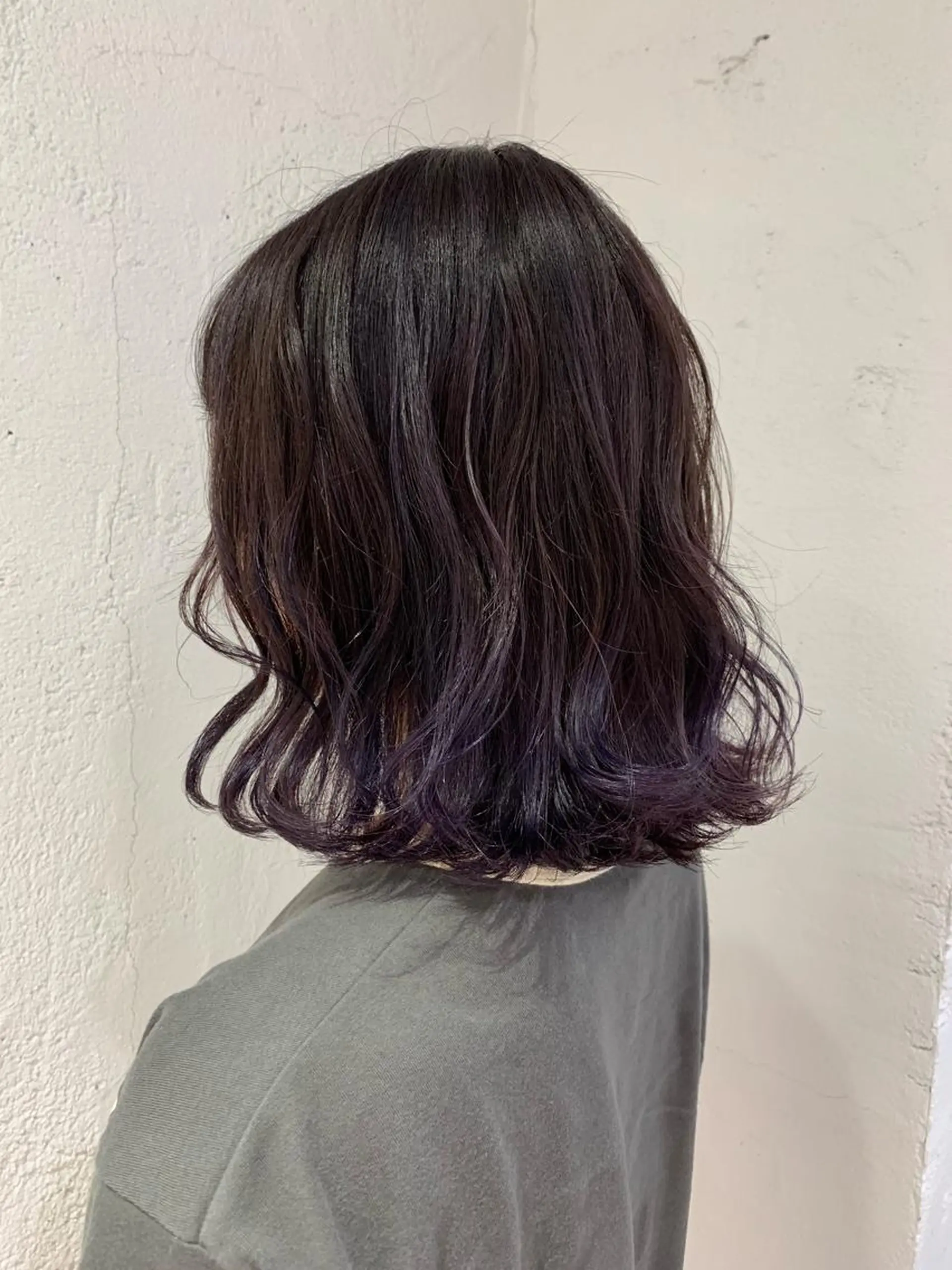 ミディアム カラー ヘアアレンジ 🫧透明感カラー/ ボブ/小笠原汐海🪽のヘアスタイル