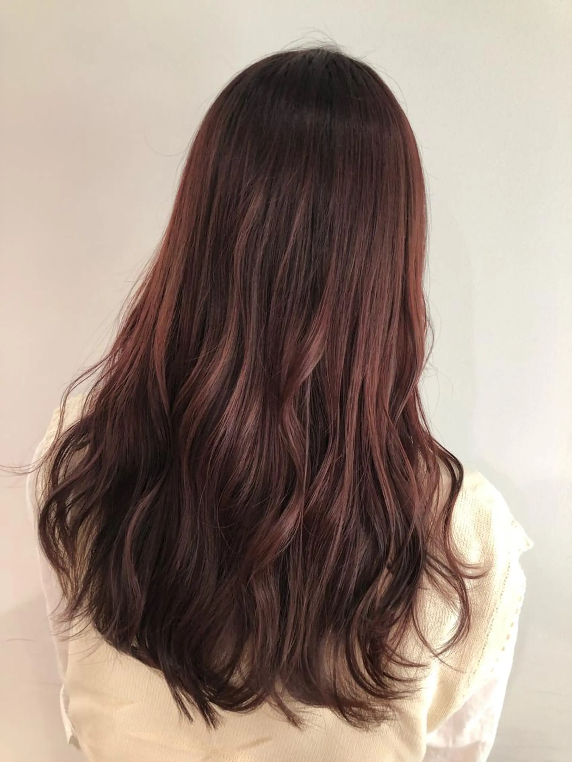 ロング カラー バイオレットカラー scene.池袋所属・scene. haraのヘアスタイル