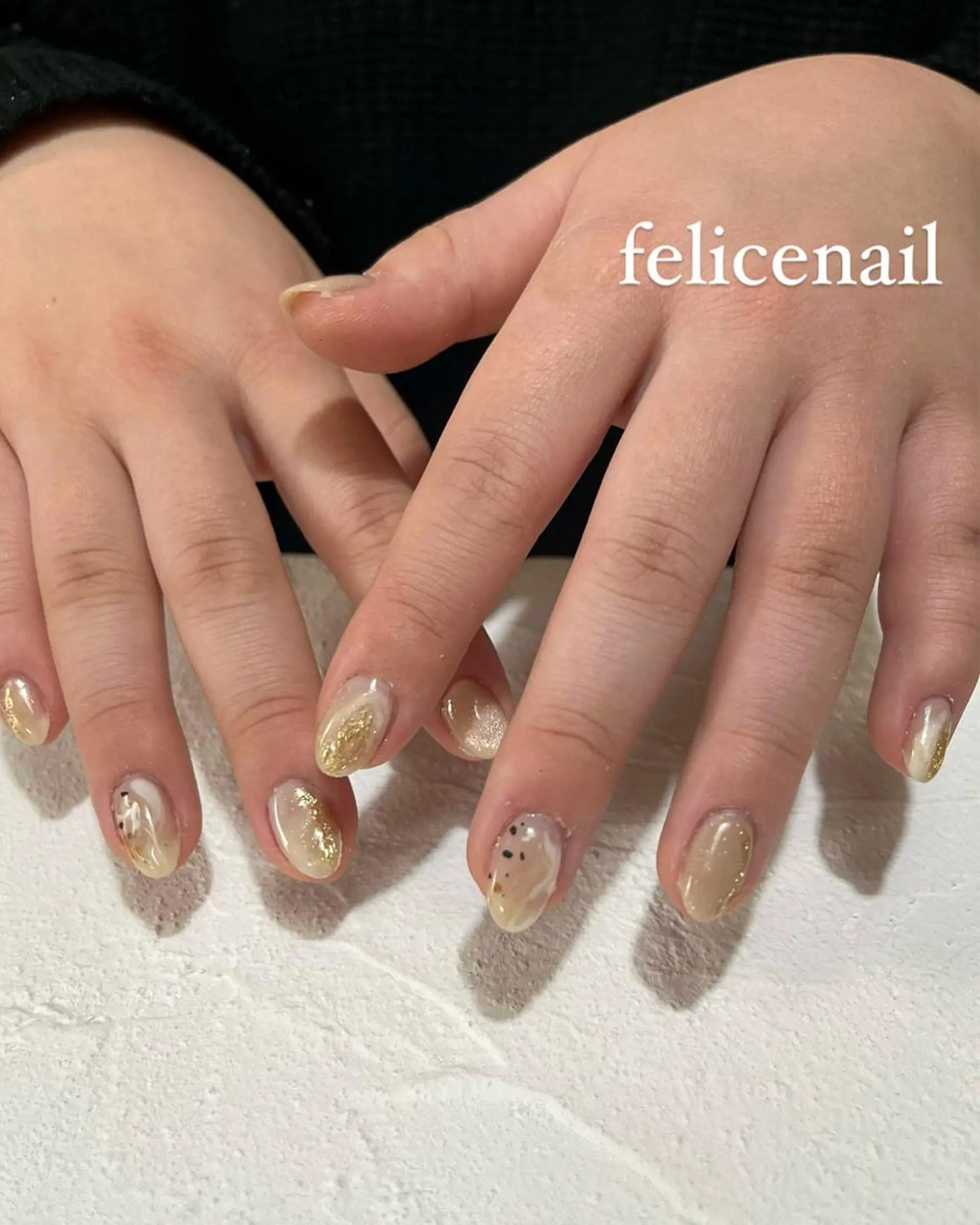 ネイル ニュアンスネイル felice nailのネイルデザイン