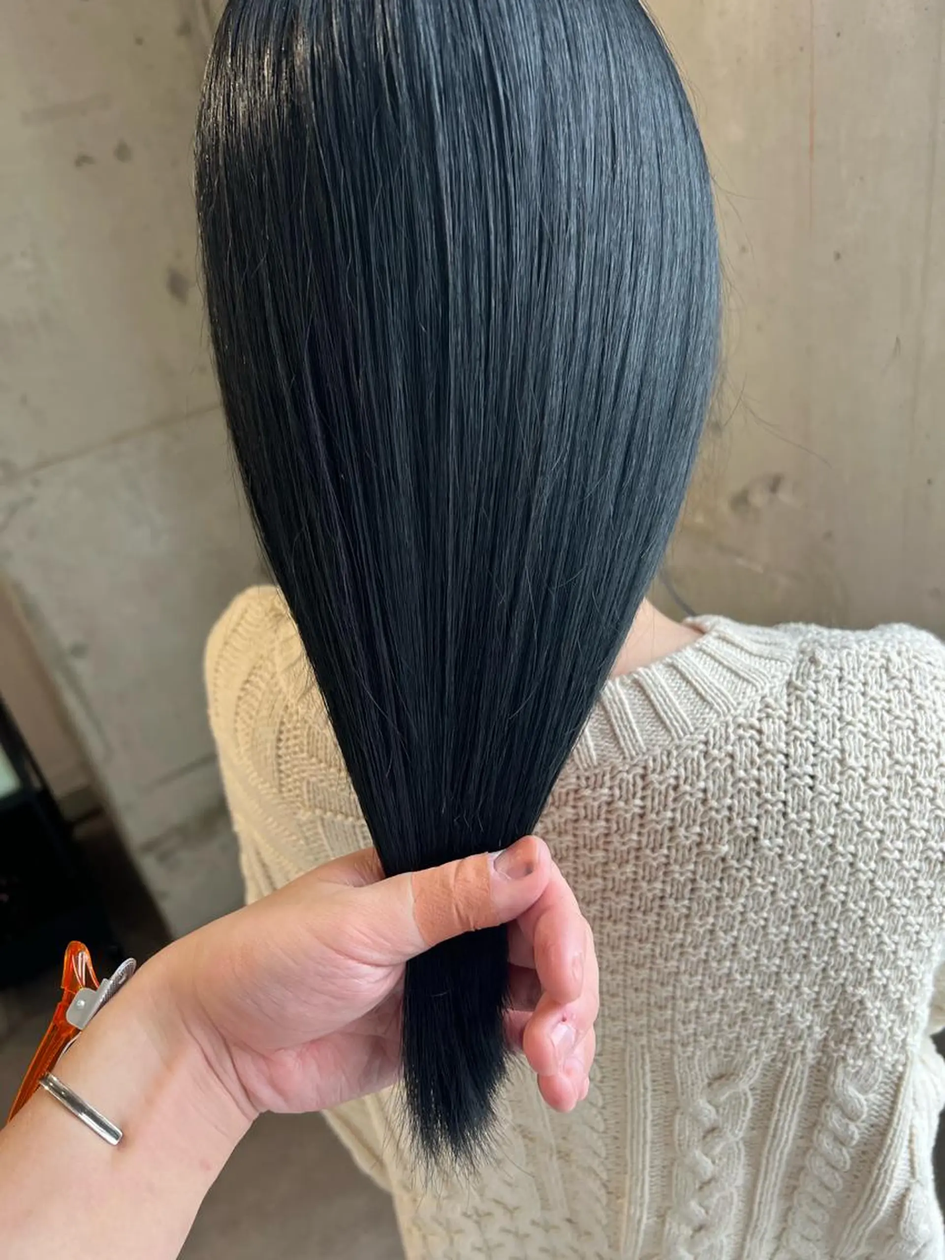 ミディアム パーマ 韓国風カラー ハイライト 韓国風ヘア レイヤーカット 酸性ストレート 縮毛矯正 lani ブリーチ /ダブルカラーのヘアスタイル