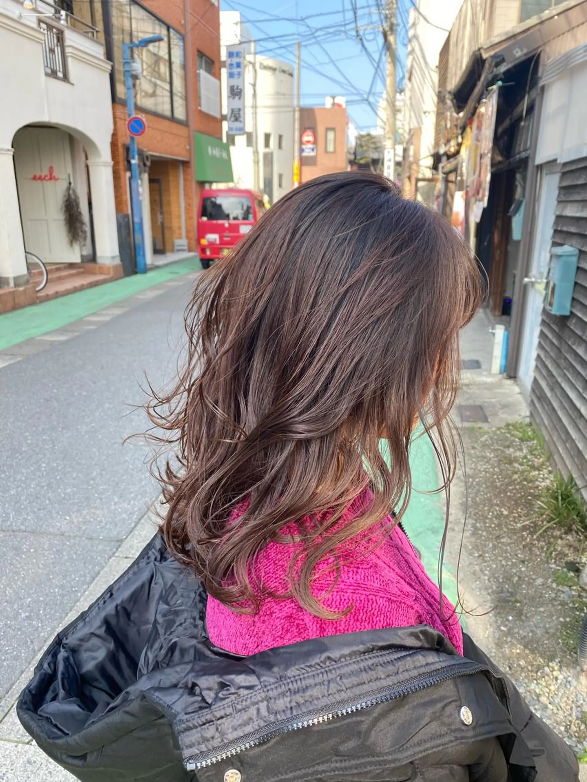 カラー ブラウンカラー ラベンダーカラー LORE福岡天神 韓国/ブリーチのヘアスタイル