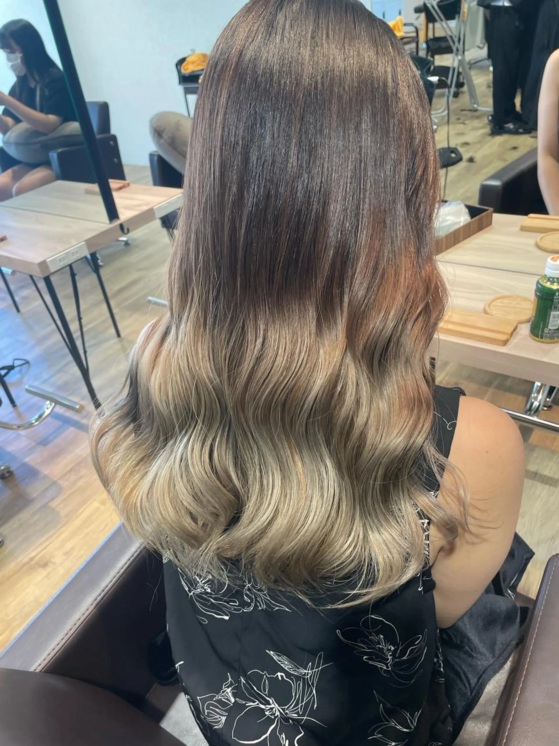 ロング N+所属・前田 菜奈子のヘアスタイル