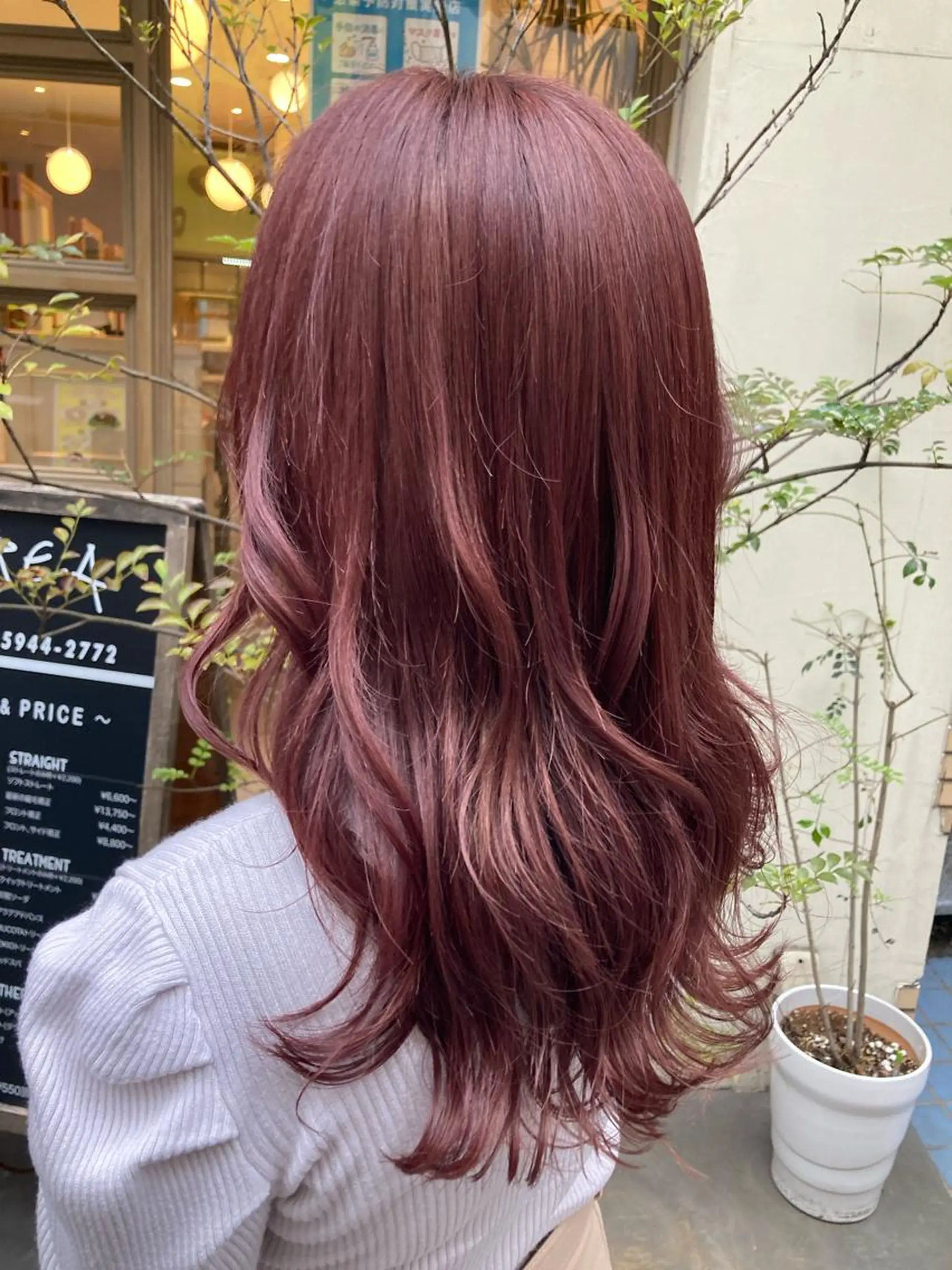 ロング Yamamoto 半個室美容室zinaのヘアスタイル