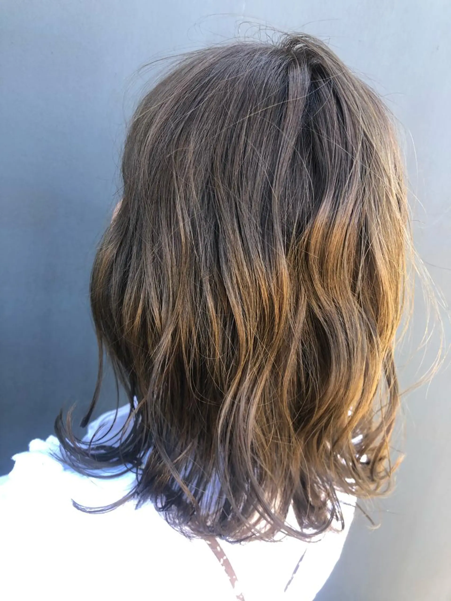 ミディアム カラー アッシュ ブリーチ ブラウンカラー 透明感カラー ナチュラルブラウン ヘアカラー トリートメント 韓国レイヤー髪質改善 💫Tomoya💫のヘアスタイル