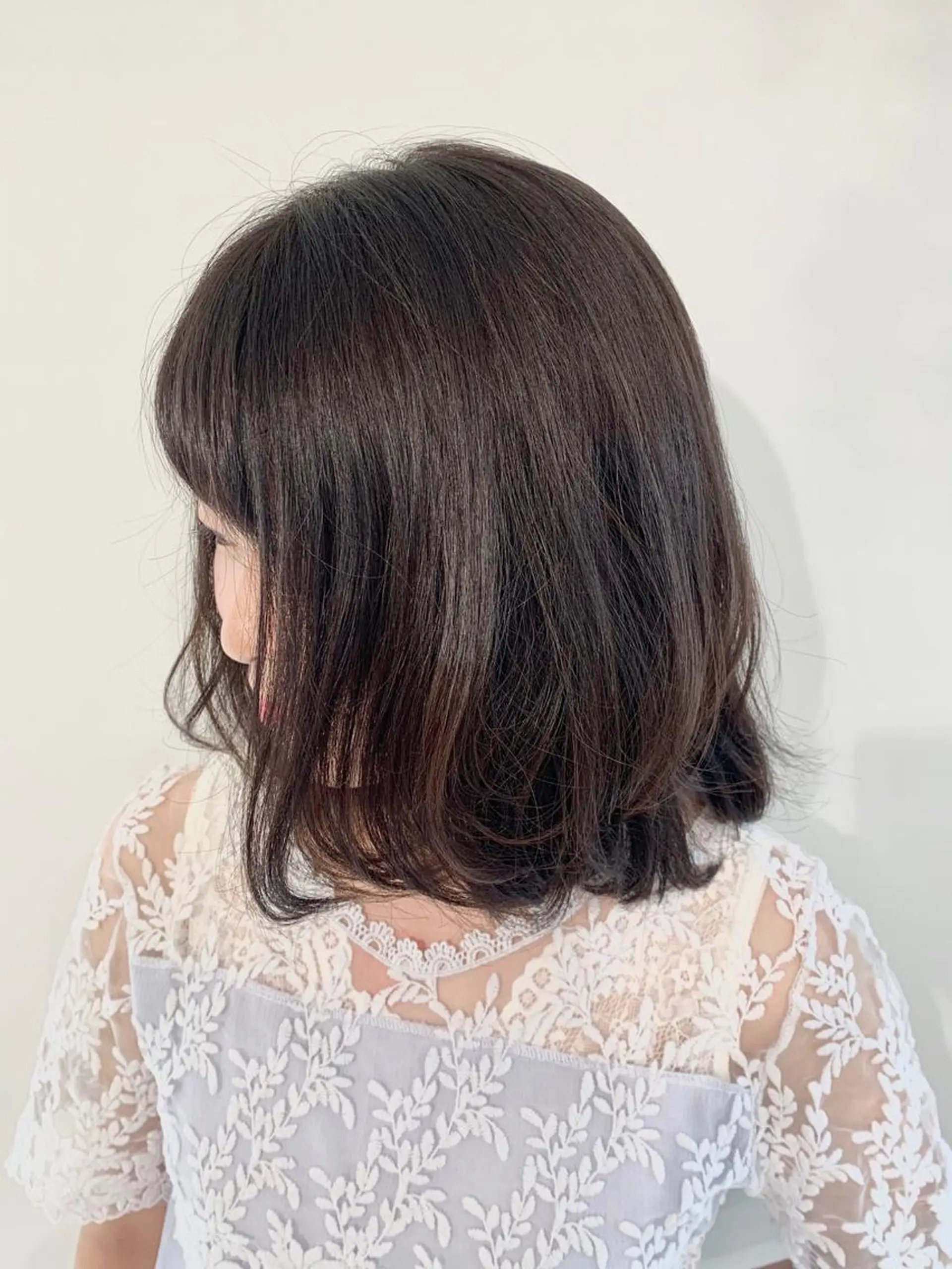 セミロング パーマ ヘアアレンジ カット ヘアカラー トリートメント 加藤 綾華のヘアスタイル