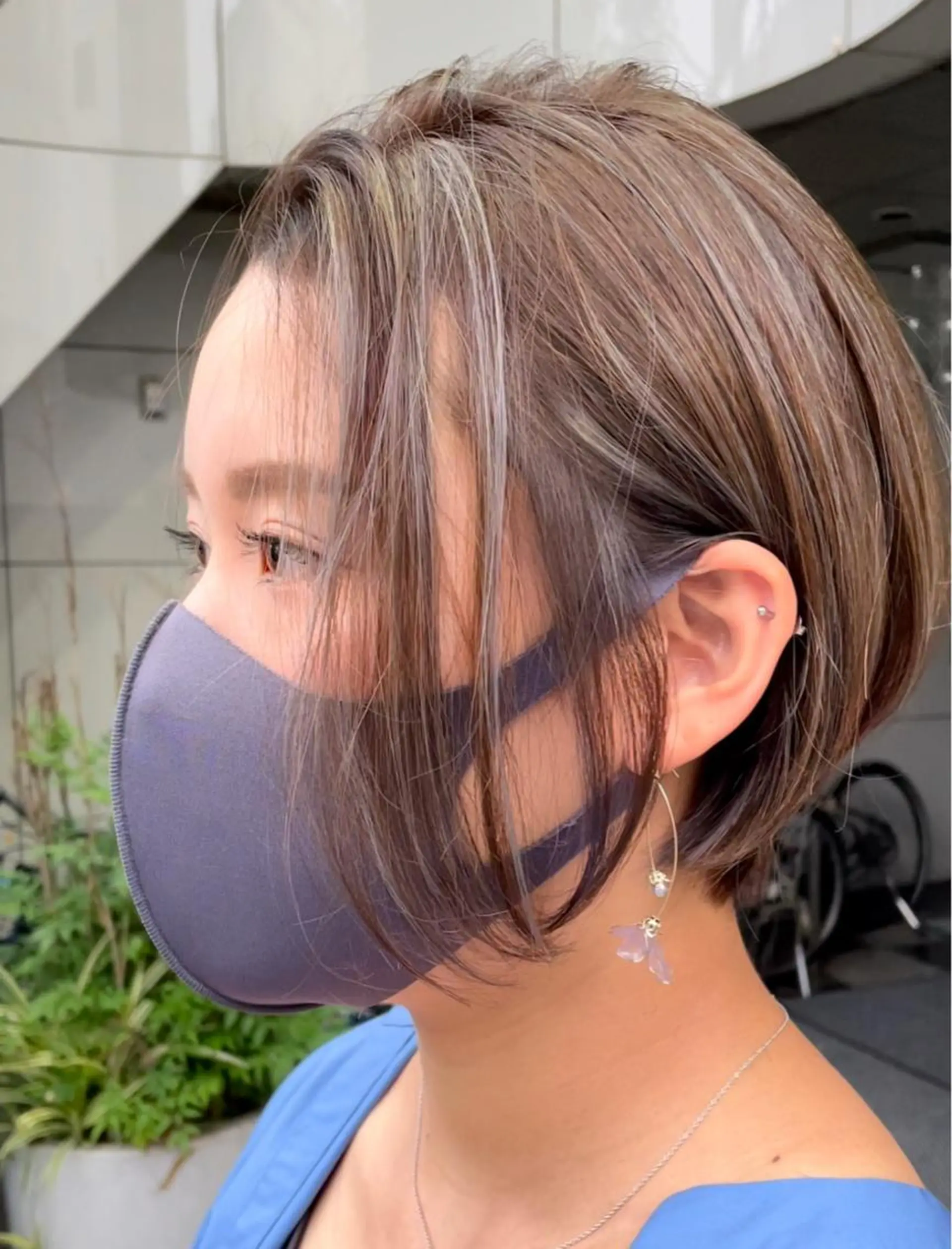 ショート カラー ヘアカラー トリートメント 古指 匠巳のヘアスタイル