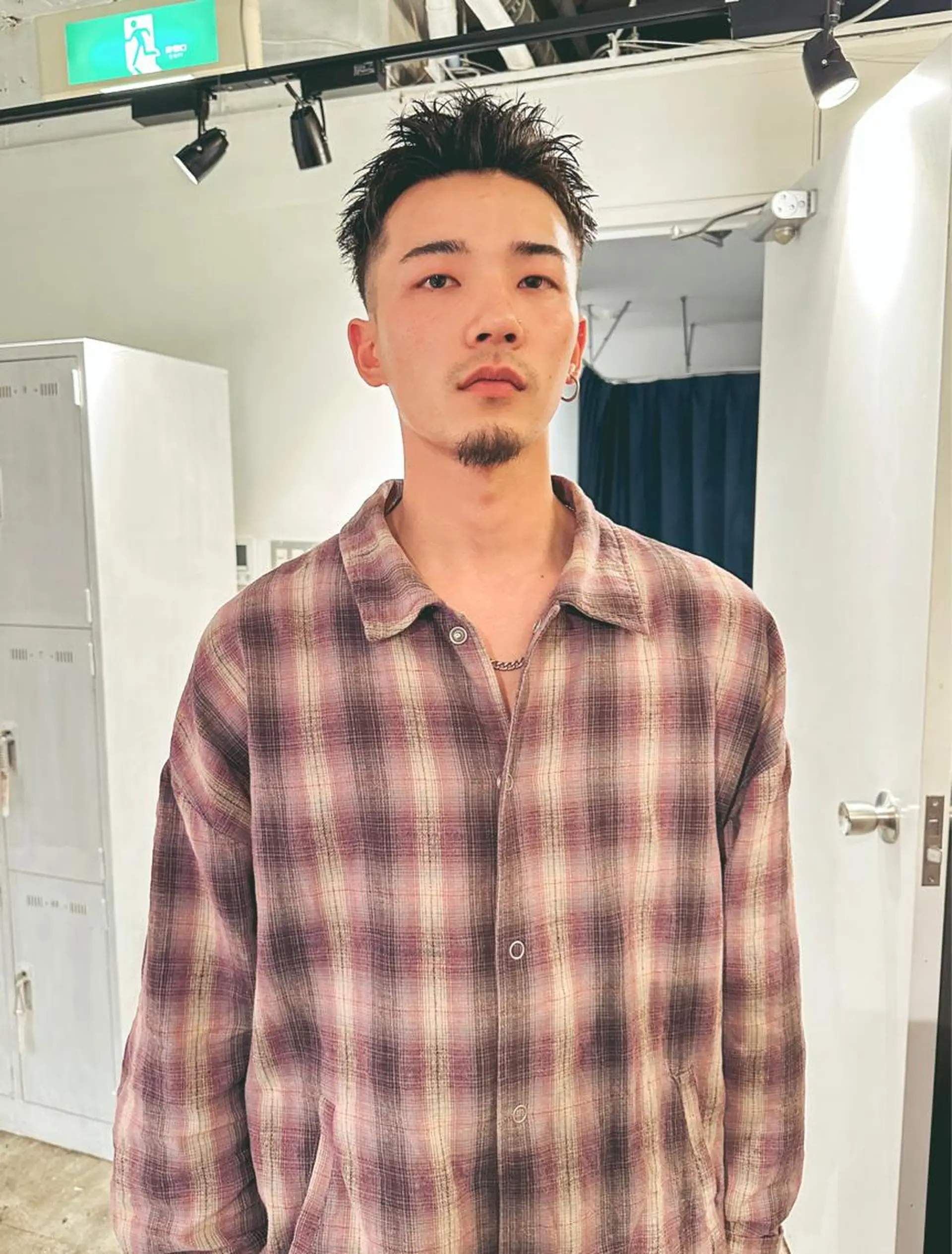 カラー メンズ フェードカット メンズパーマ メンズショート スパイキーショート カット 骨格補正施術/メンズ 専門美容師/YUYAのヘアスタイル