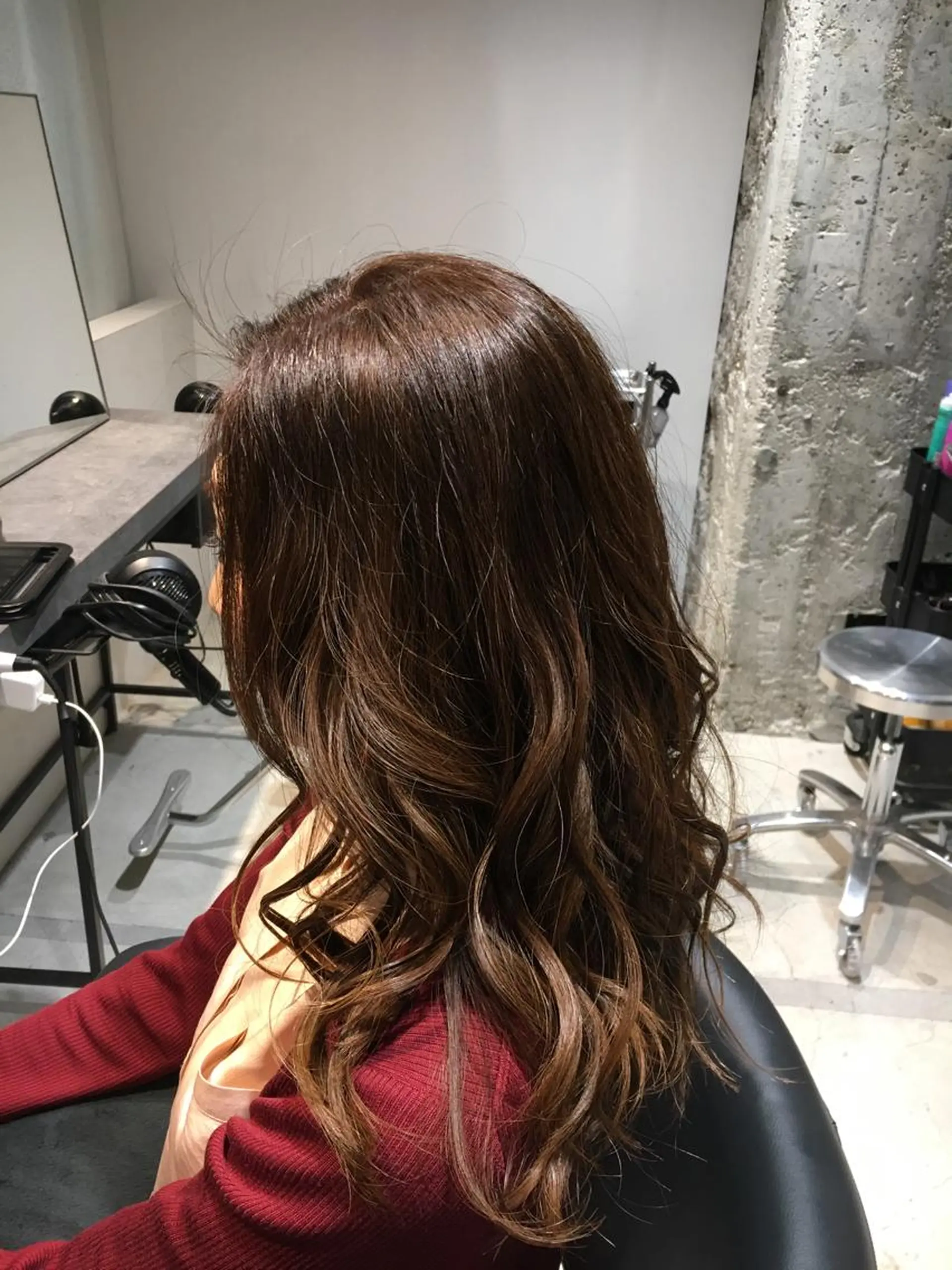 ロング カラー ベージュカラー ハイライトカラー ハイライト カット ヘアカラー トリートメント 髪質改善ULTOWA ✨松井　美幸のヘアスタイル