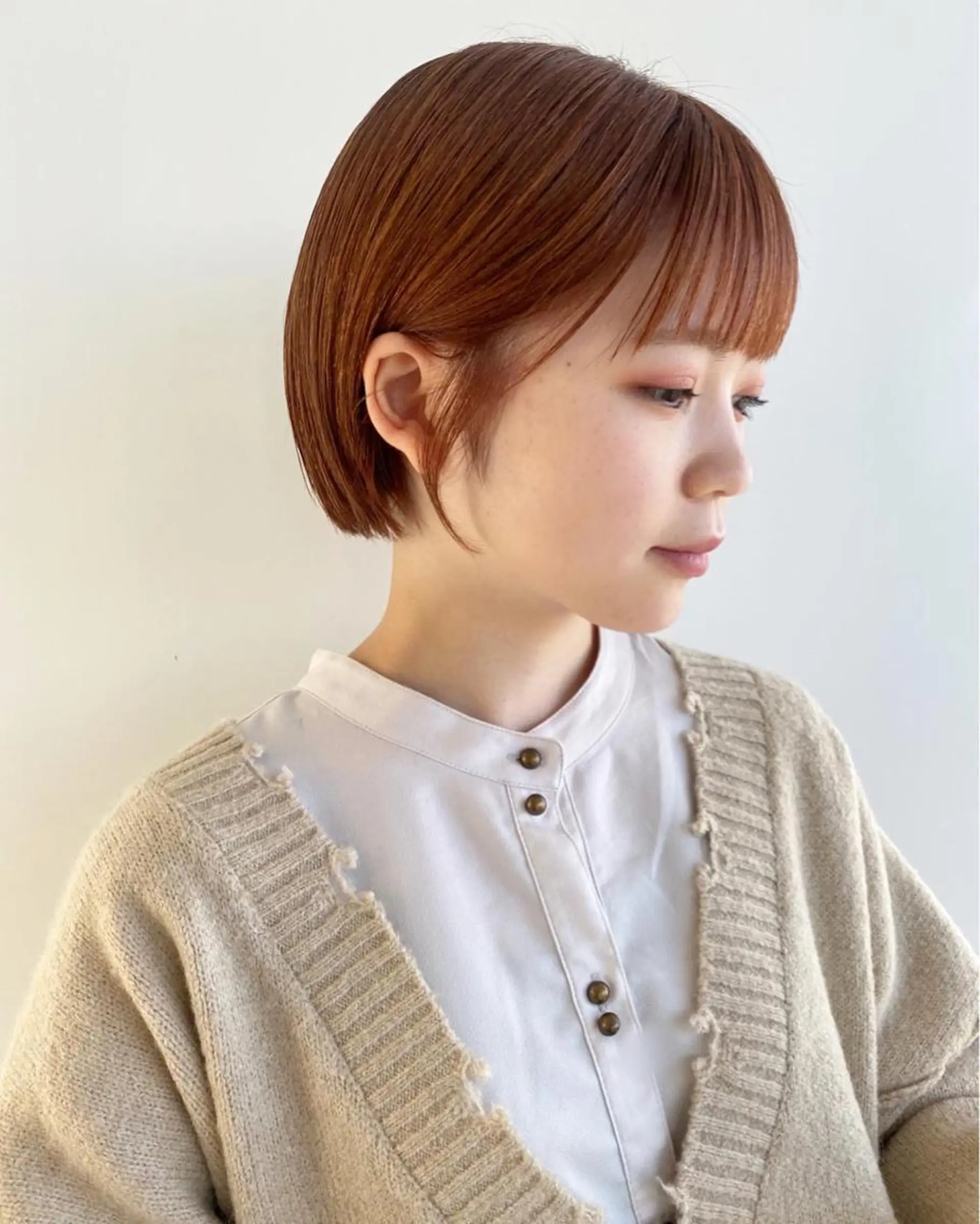 ショート カラー パーマ 田川 弥空のヘアスタイル