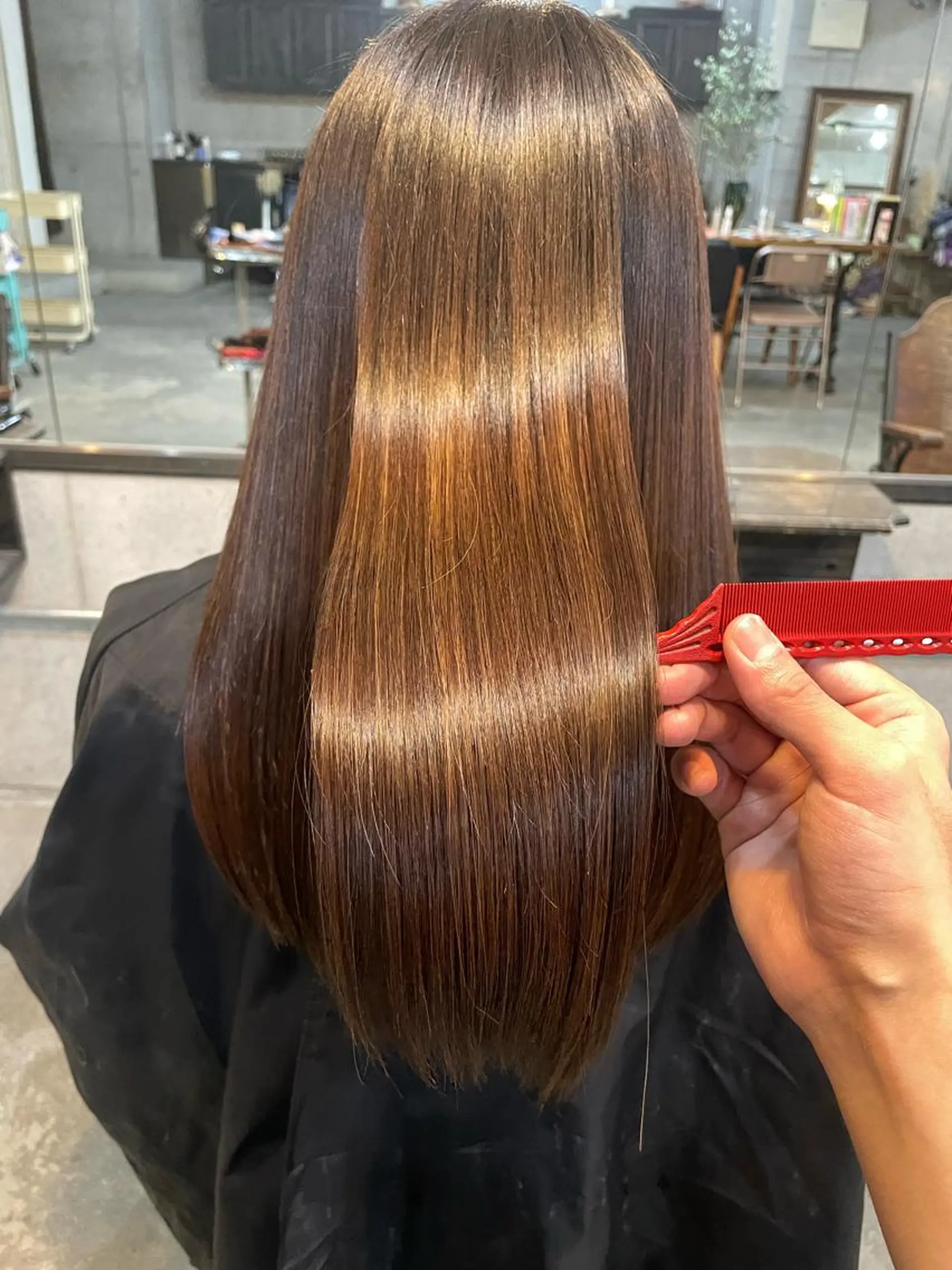 セミロング 南堀江🌿パーマ Tetsu【テツ】のヘアスタイル