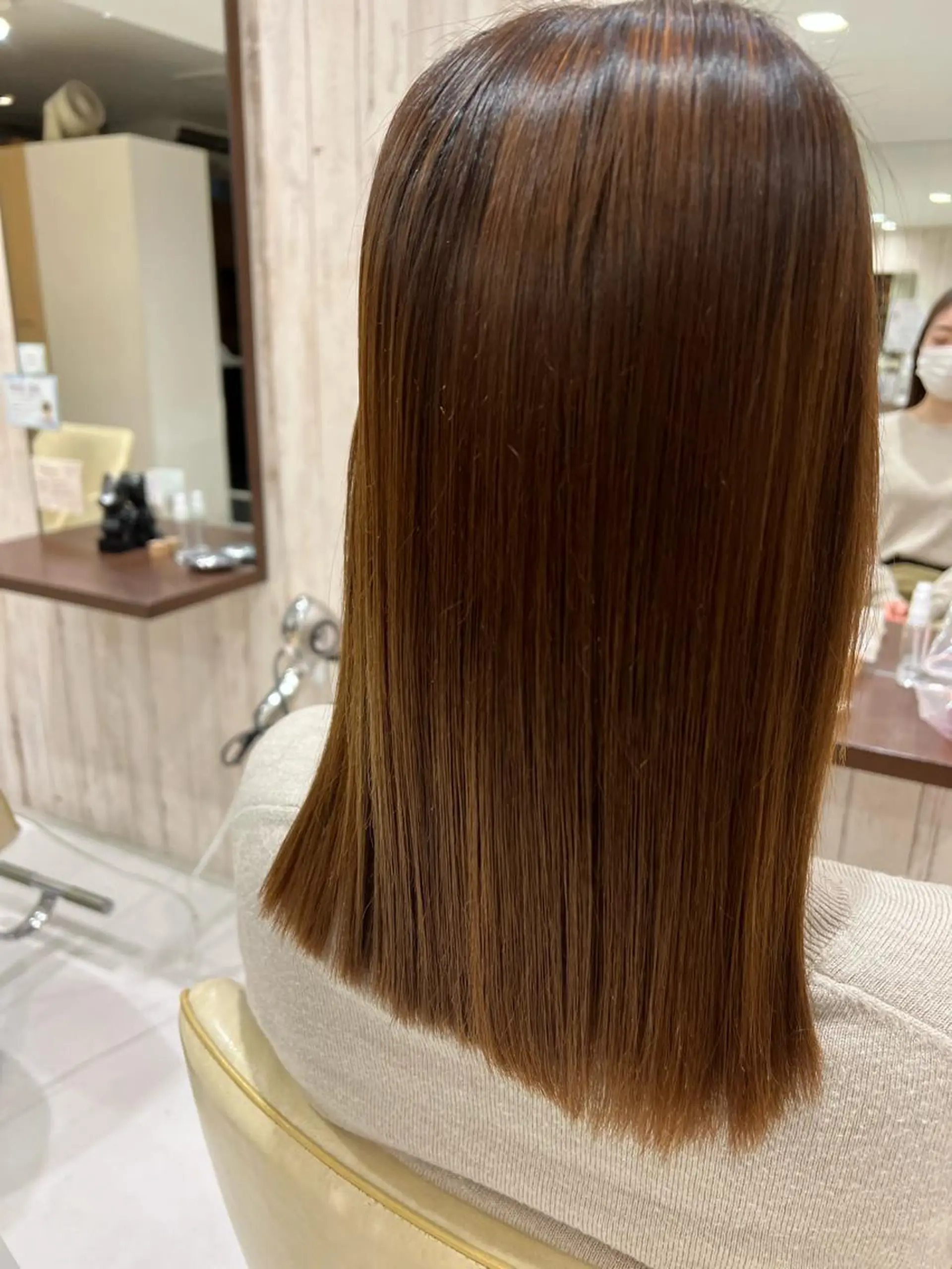 縮毛矯正 トリートメント 山崎 和花のヘアスタイル