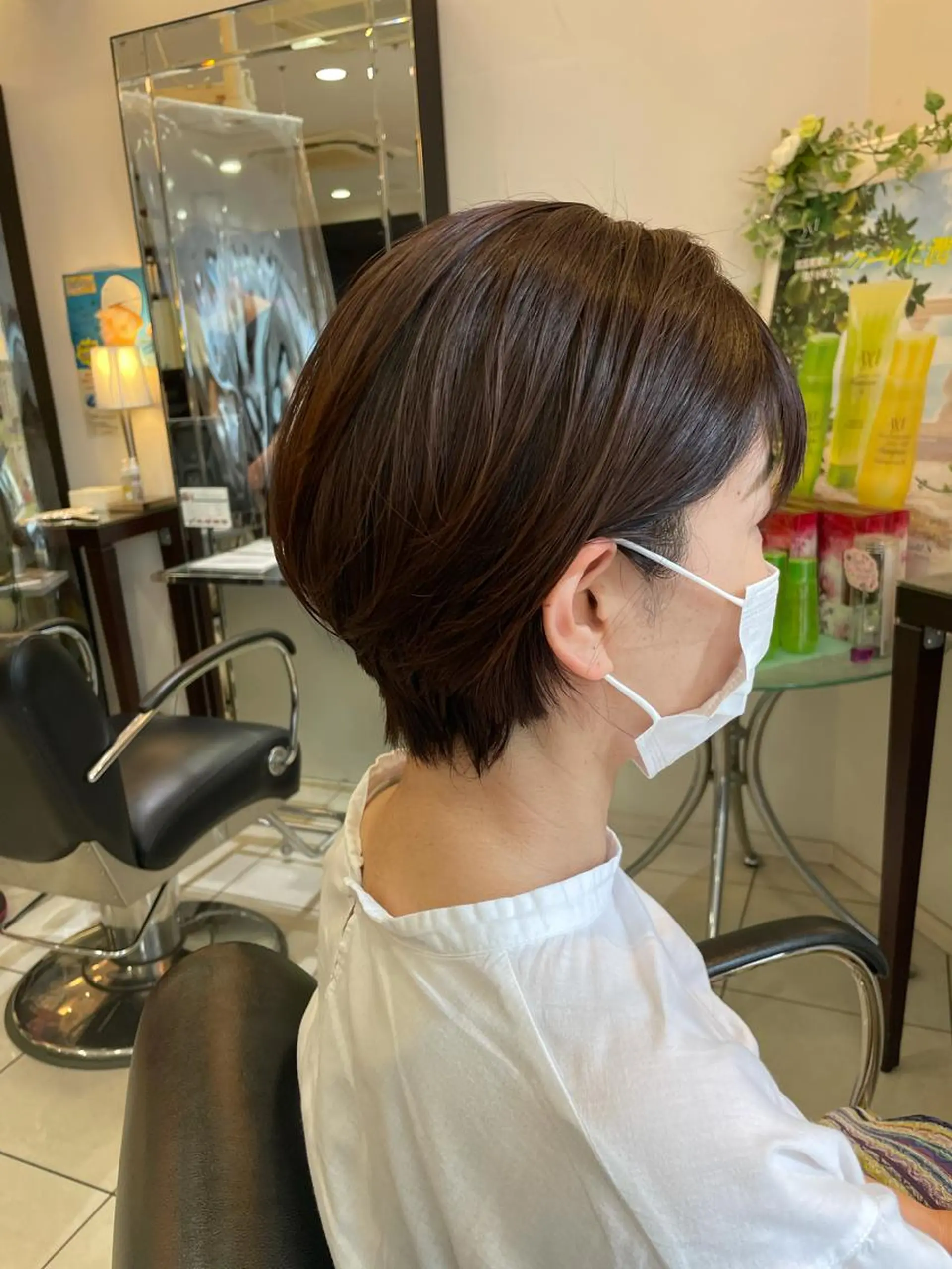 ショート ショートヘア ミナミ マキコのヘアスタイル