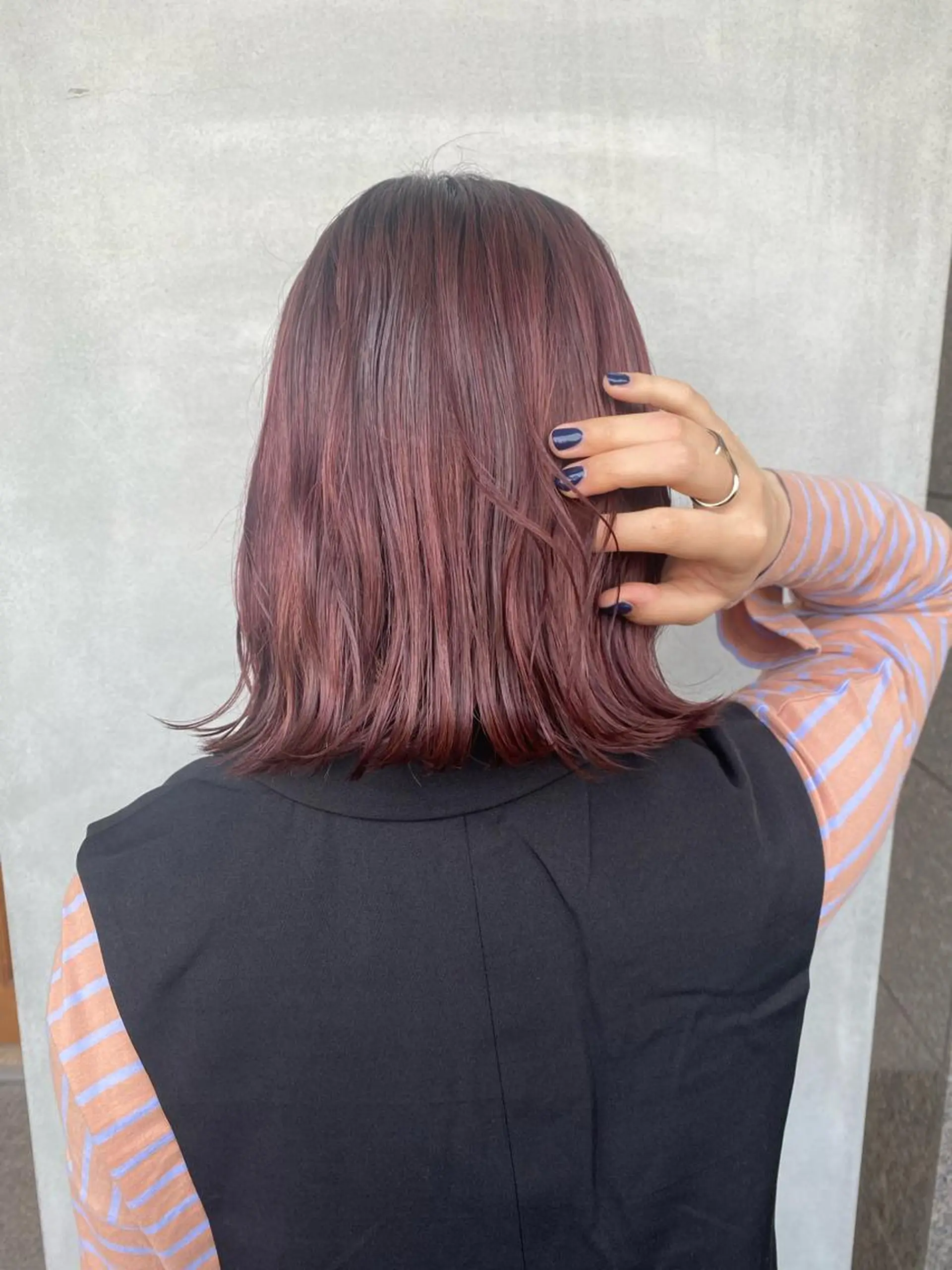 ミディアム カラー LiLL by glad所属・田中 杏奈のヘアスタイル