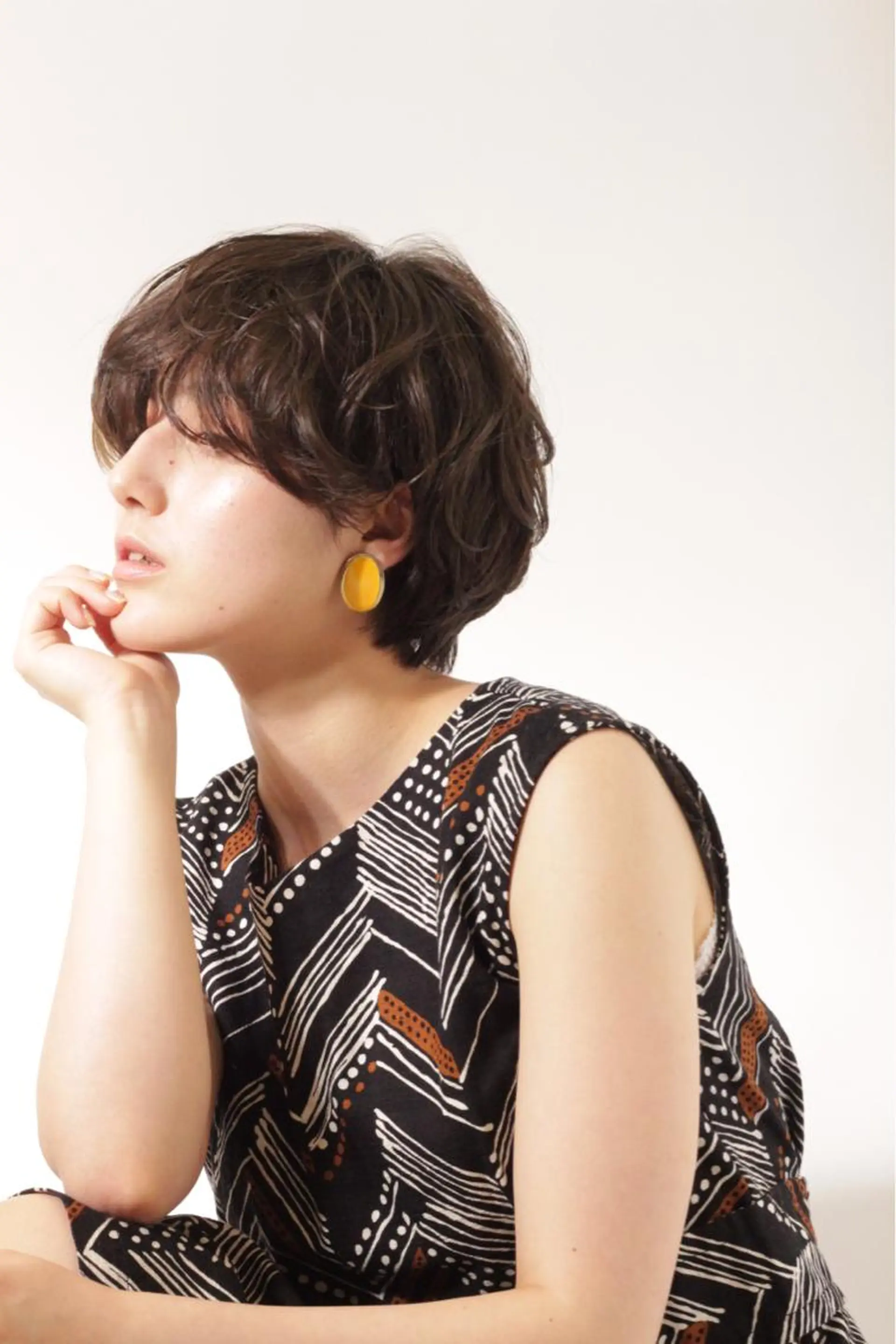 ショート カラー 韓国/髪質改善💘 櫻井かれんのヘアスタイル