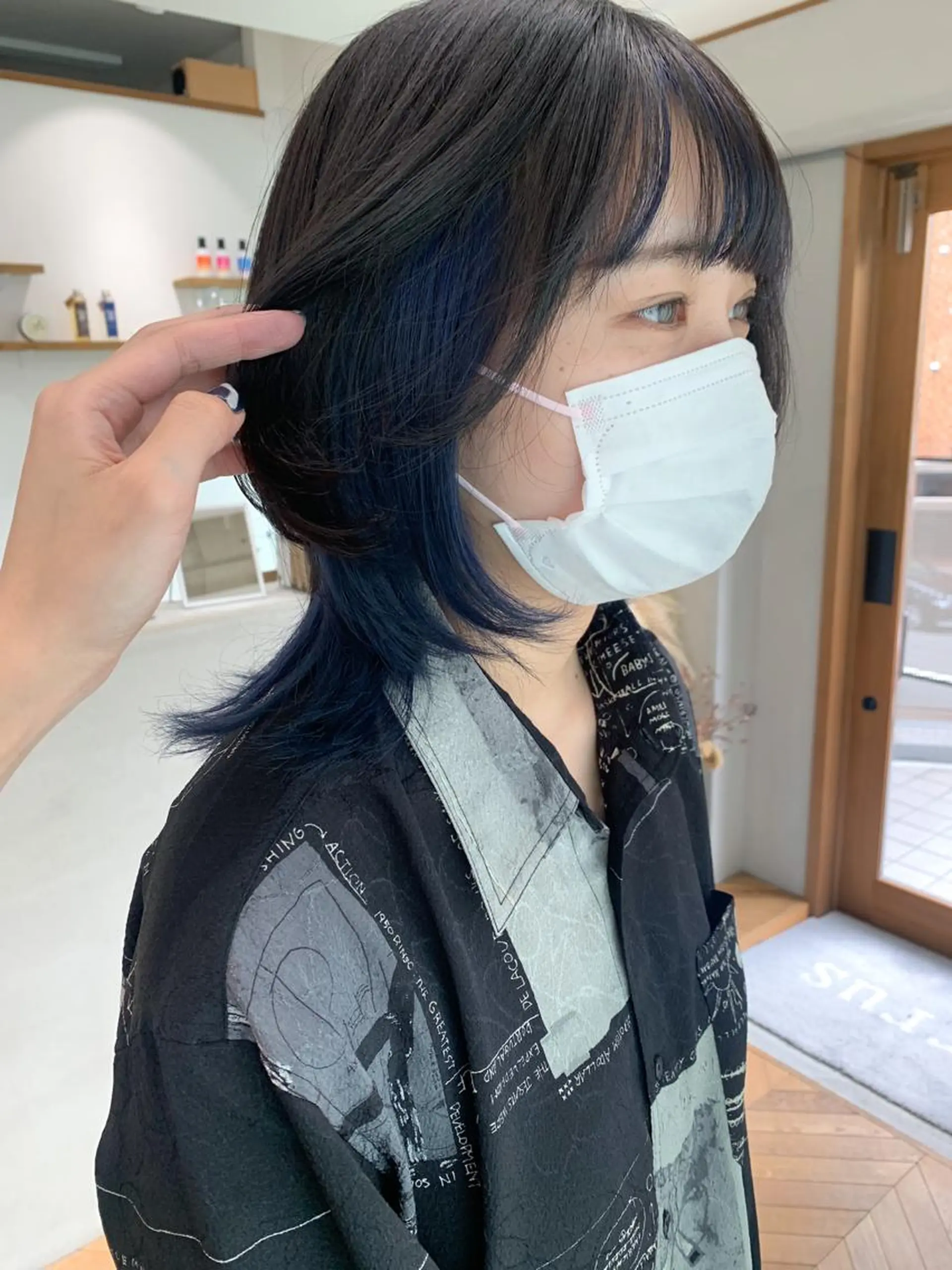 ミディアム カラー ヘアカラー トリートメント cirrus🕊 山縣あかりのヘアスタイル