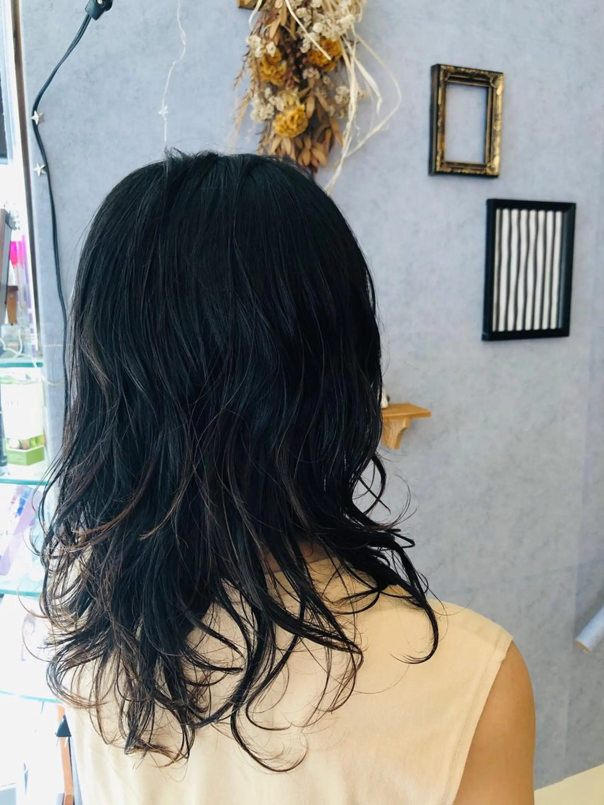 ミディアム パーマ 本多 美羽のヘアスタイル