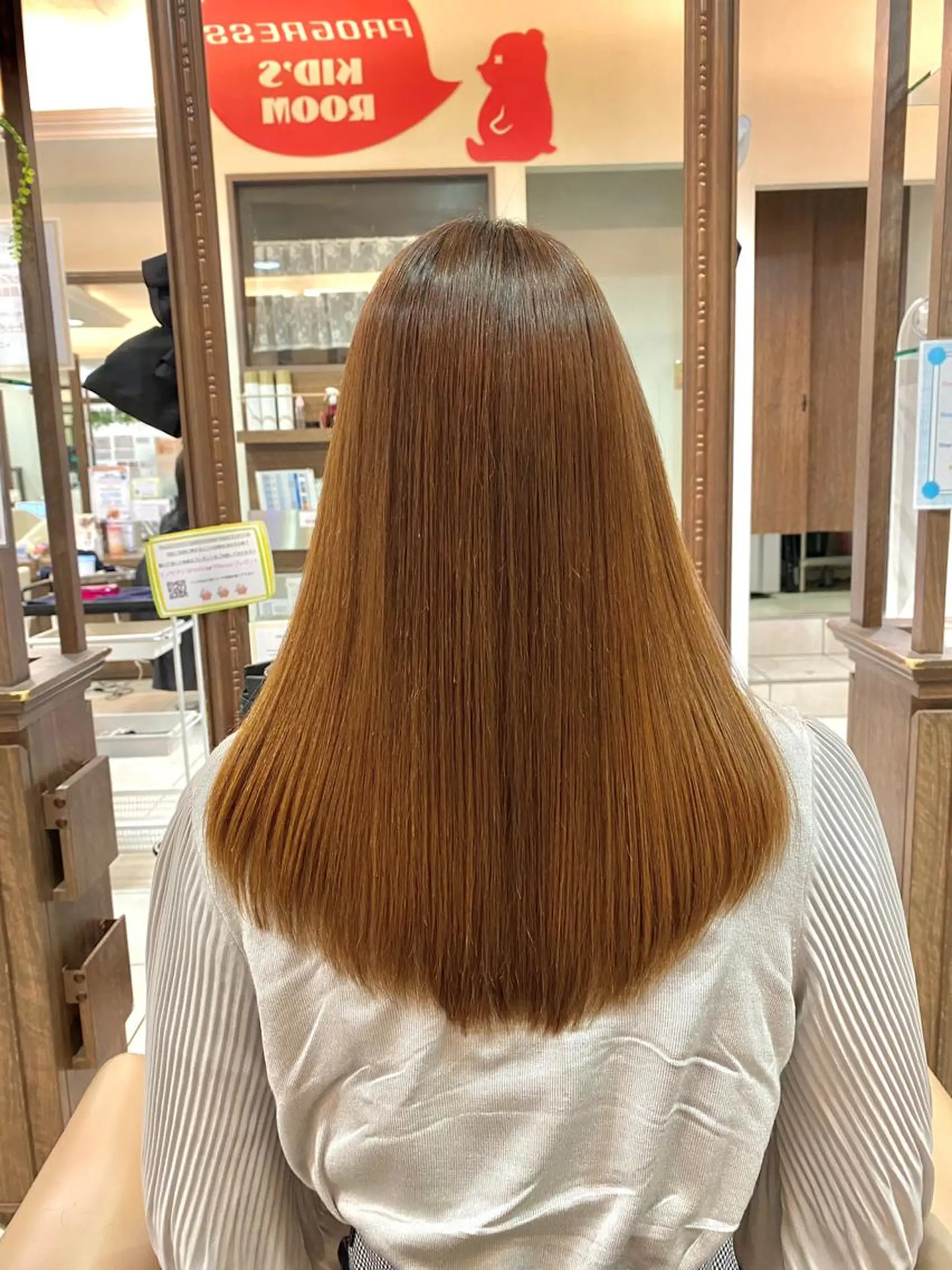 ロング カラー 髪質改善 縮毛矯正 トリートメント カット 縮毛矯正 トリートメント 《大人気髪質改善》 プログレス国分寺店のヘアスタイル