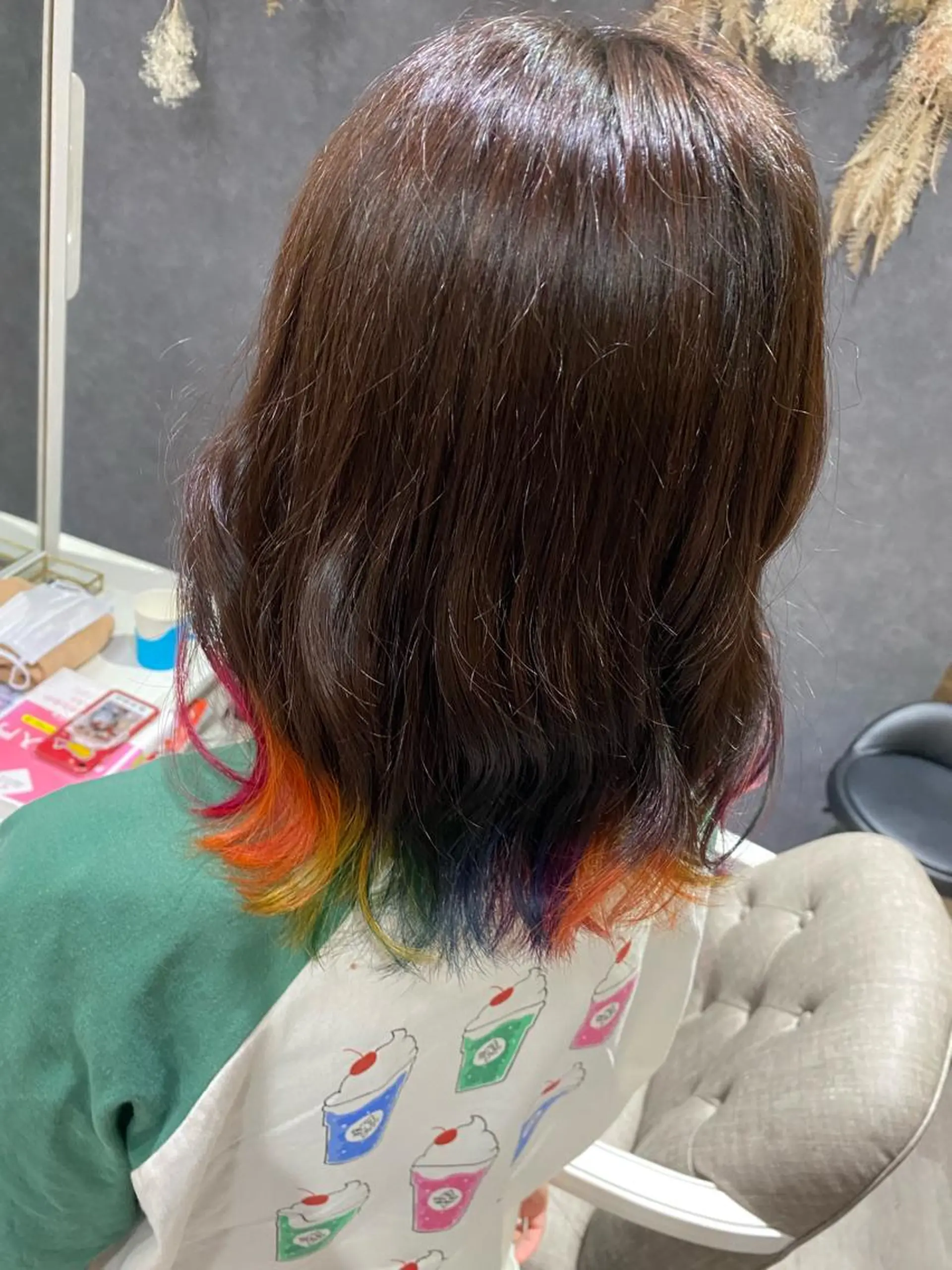 ミディアム カラー PANDOLA あゆり🦋のヘアスタイル