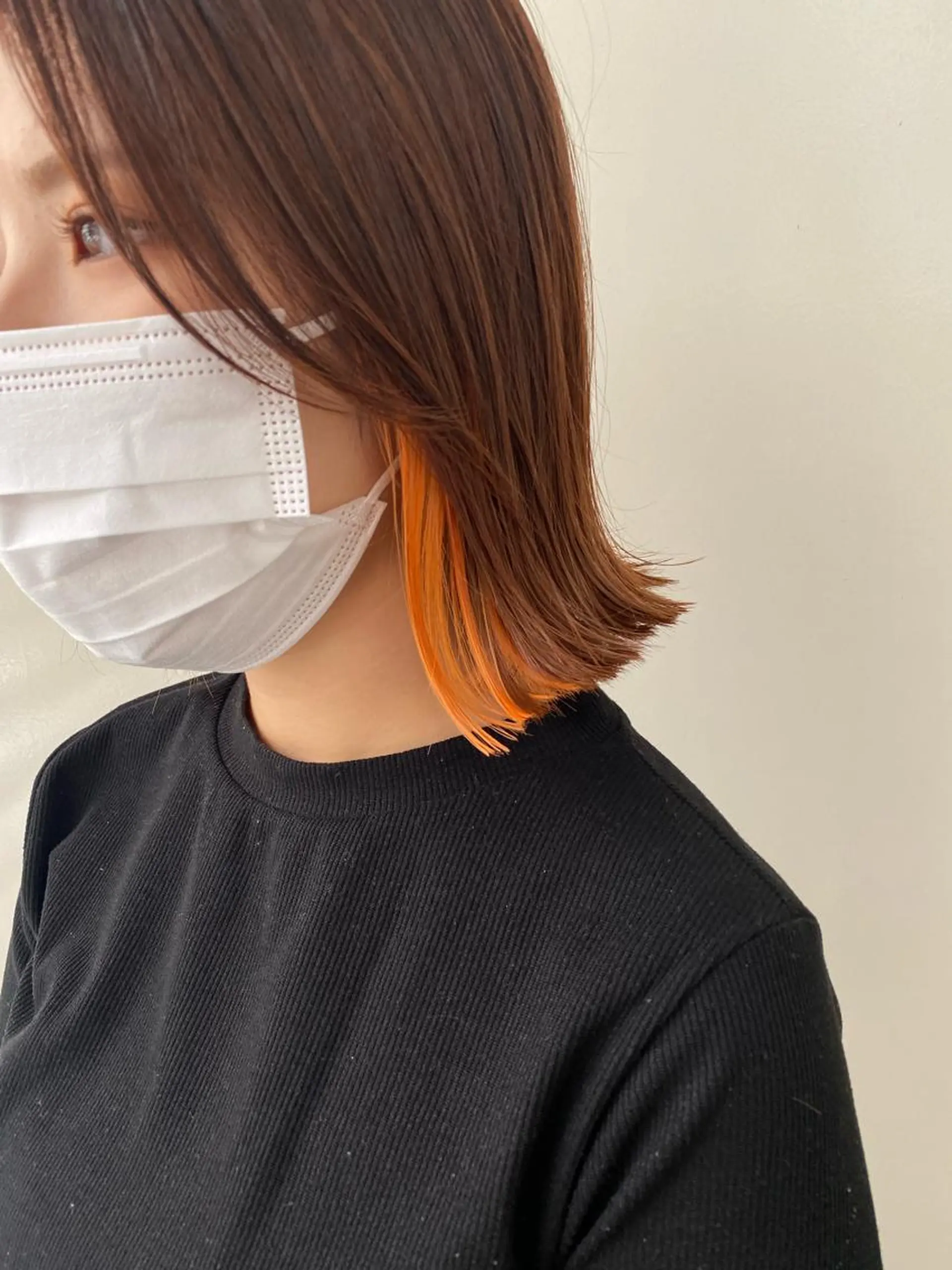 ミディアム カラー ANNA ／艶髪／ハイトーンのヘアスタイル